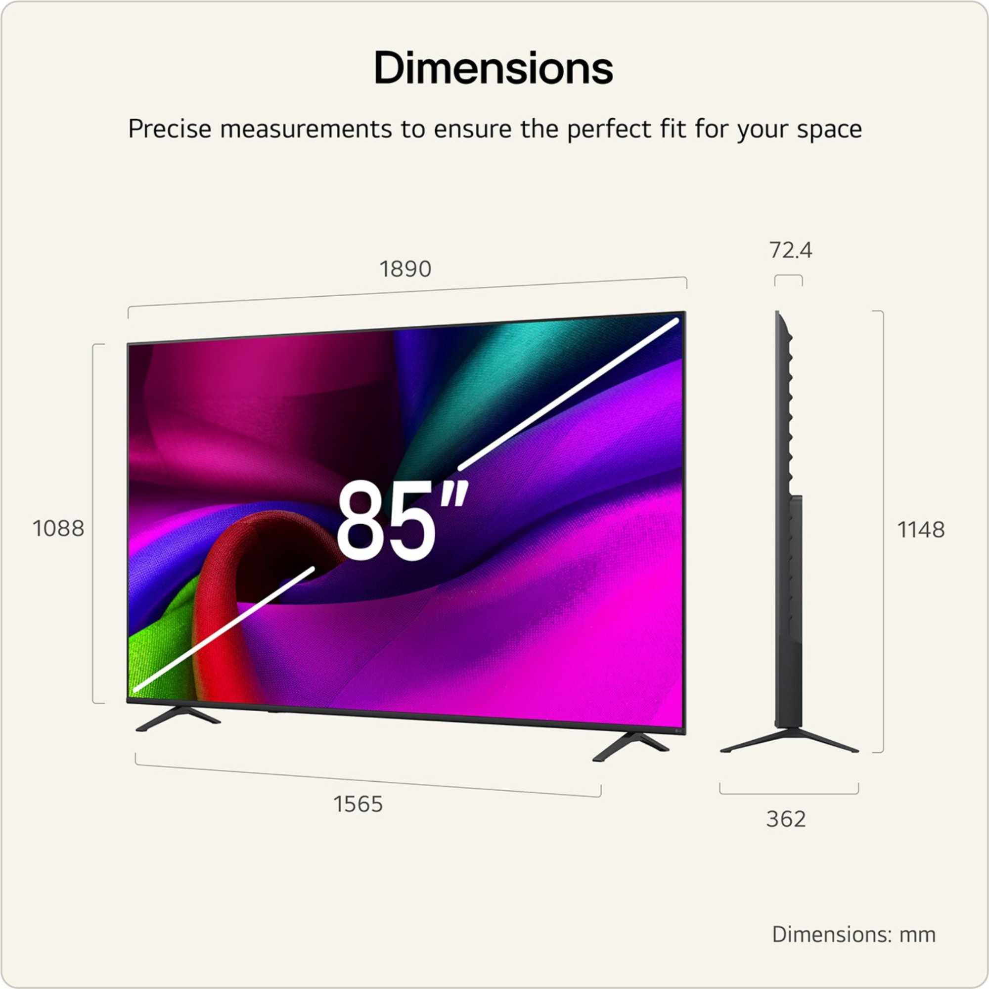NU900 85" 4K Ultra HD LED HDR Smart TV - 85NU900B6LA
