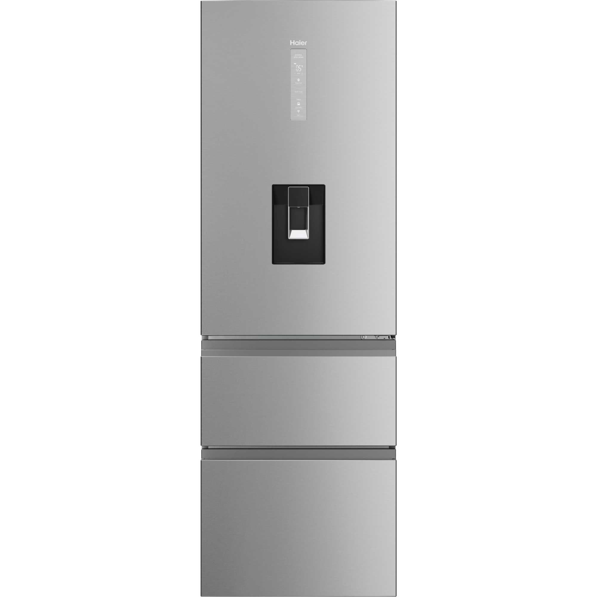 HTW5618DWMG 600mm Total No Frost Fridge Freezer - Stainless Steel