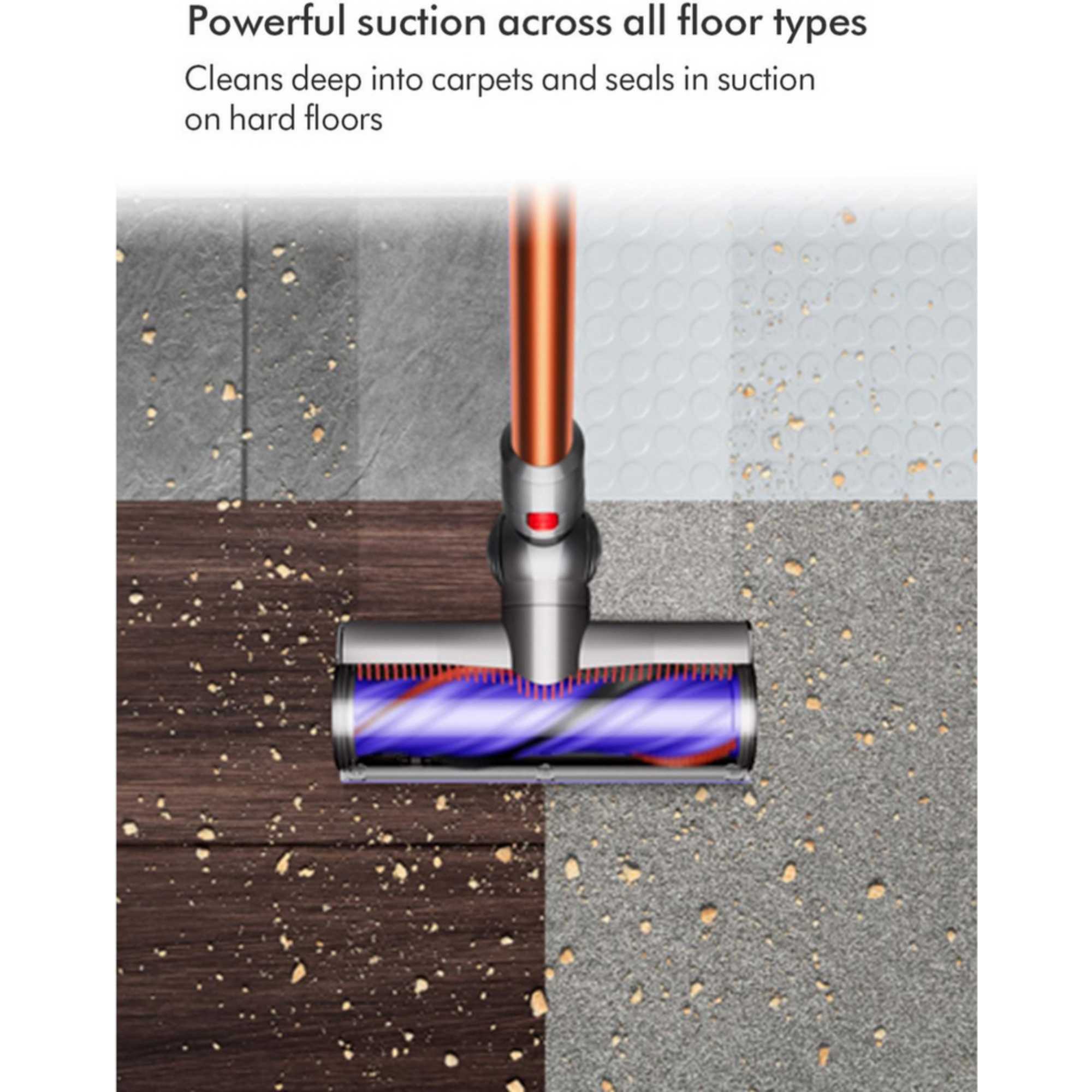 Cyclone V10 Submarine Wet & Dry Vacuum Cleaner, Nickel/Copper