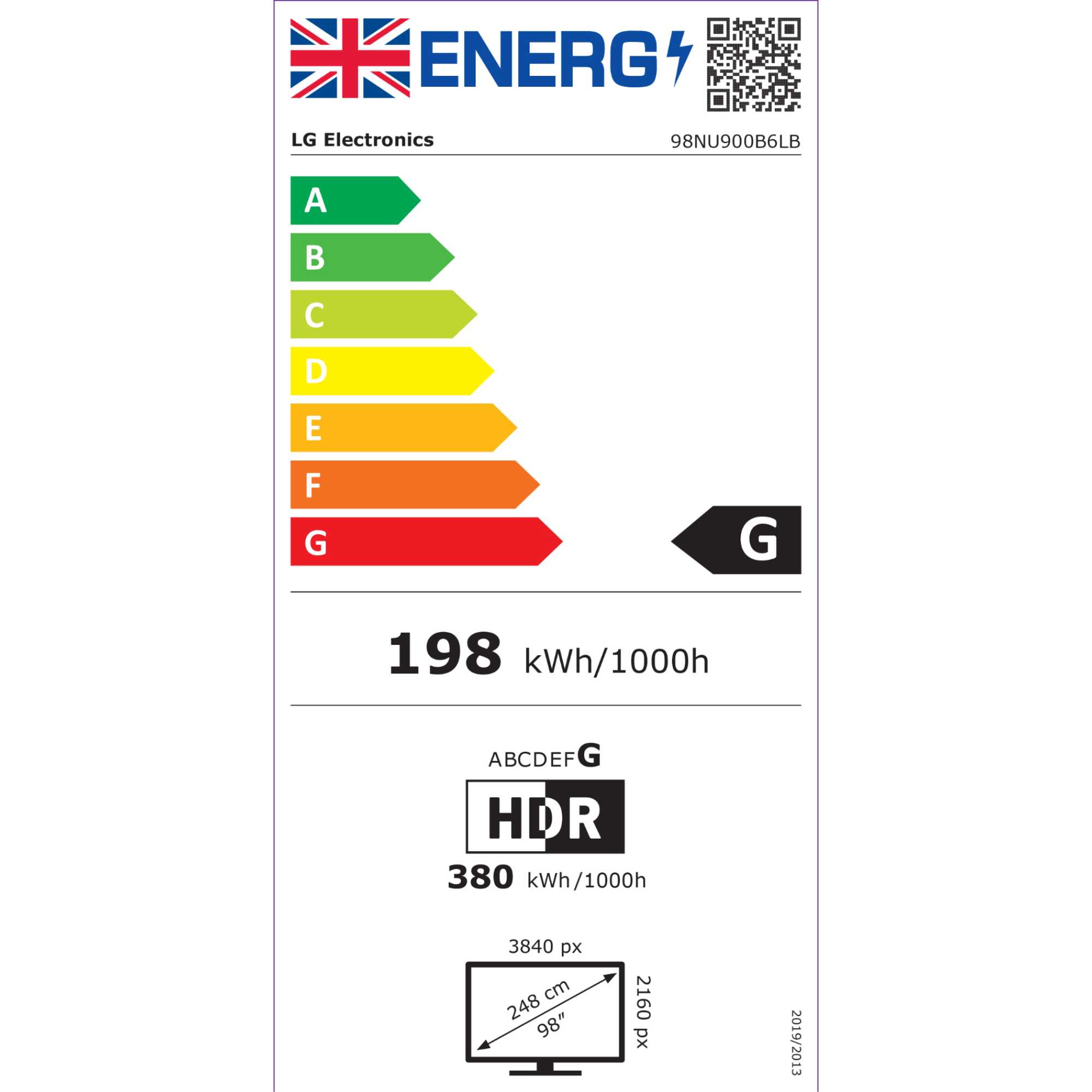 NU900 98" 4K Ultra HD LED HDR Smart TV - 98NU900B6LA