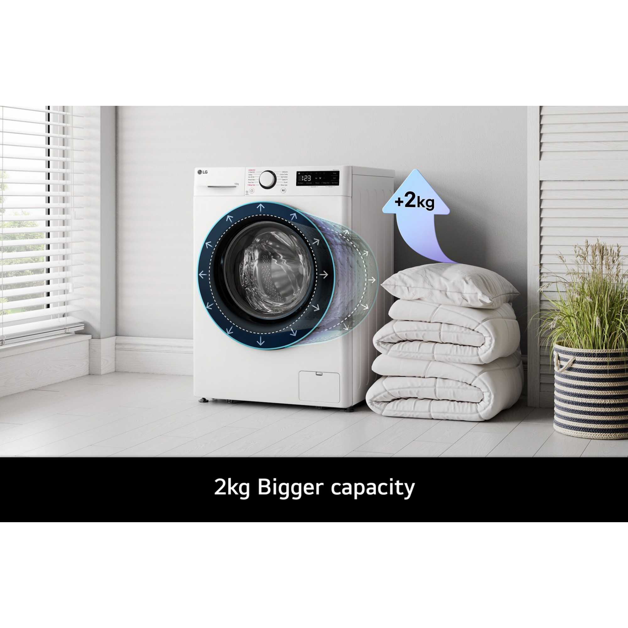 10kg 1400rpm Washing Machine - F4Y510WBLN1