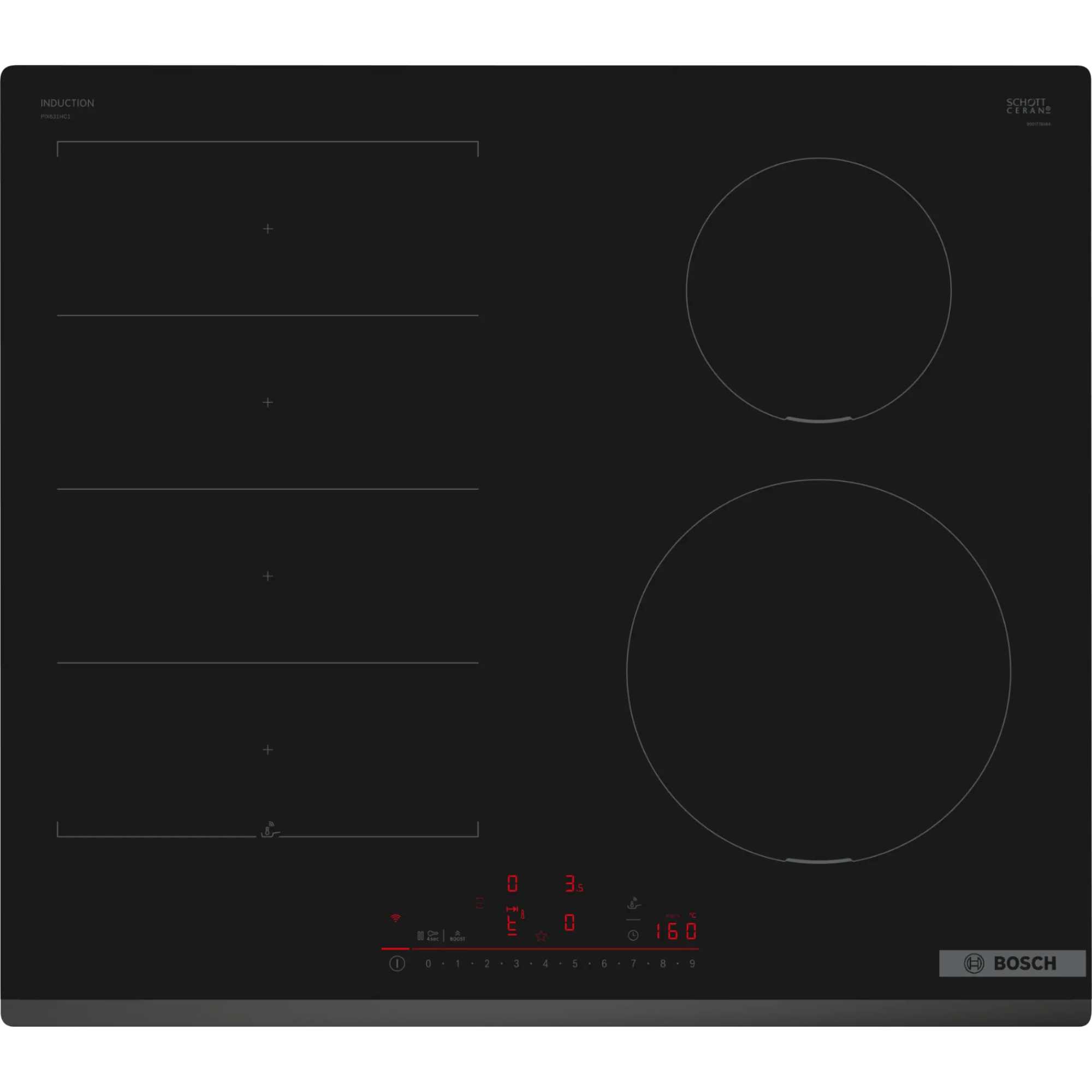 PIX631HC1E Series 6 60cm Induction Hob - Black