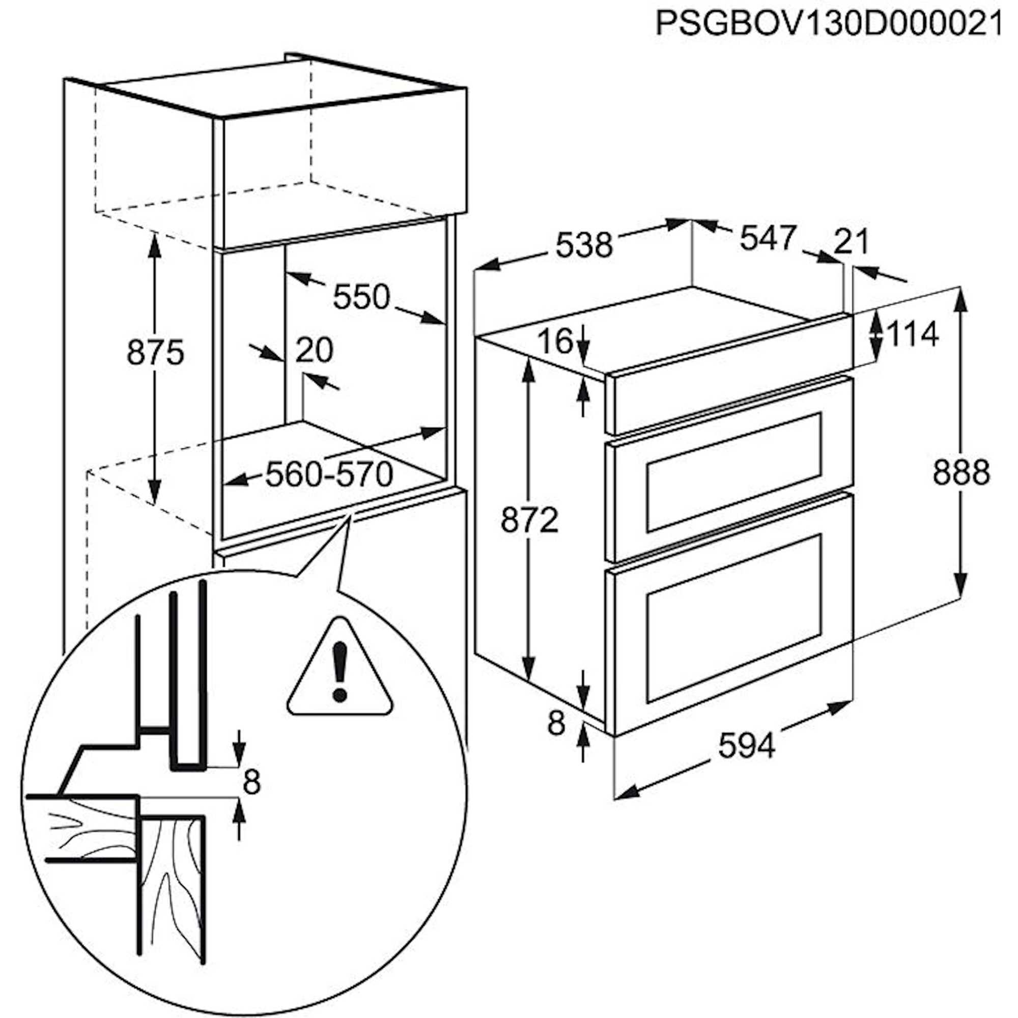 DCE731110M Built-In Electric Double Oven