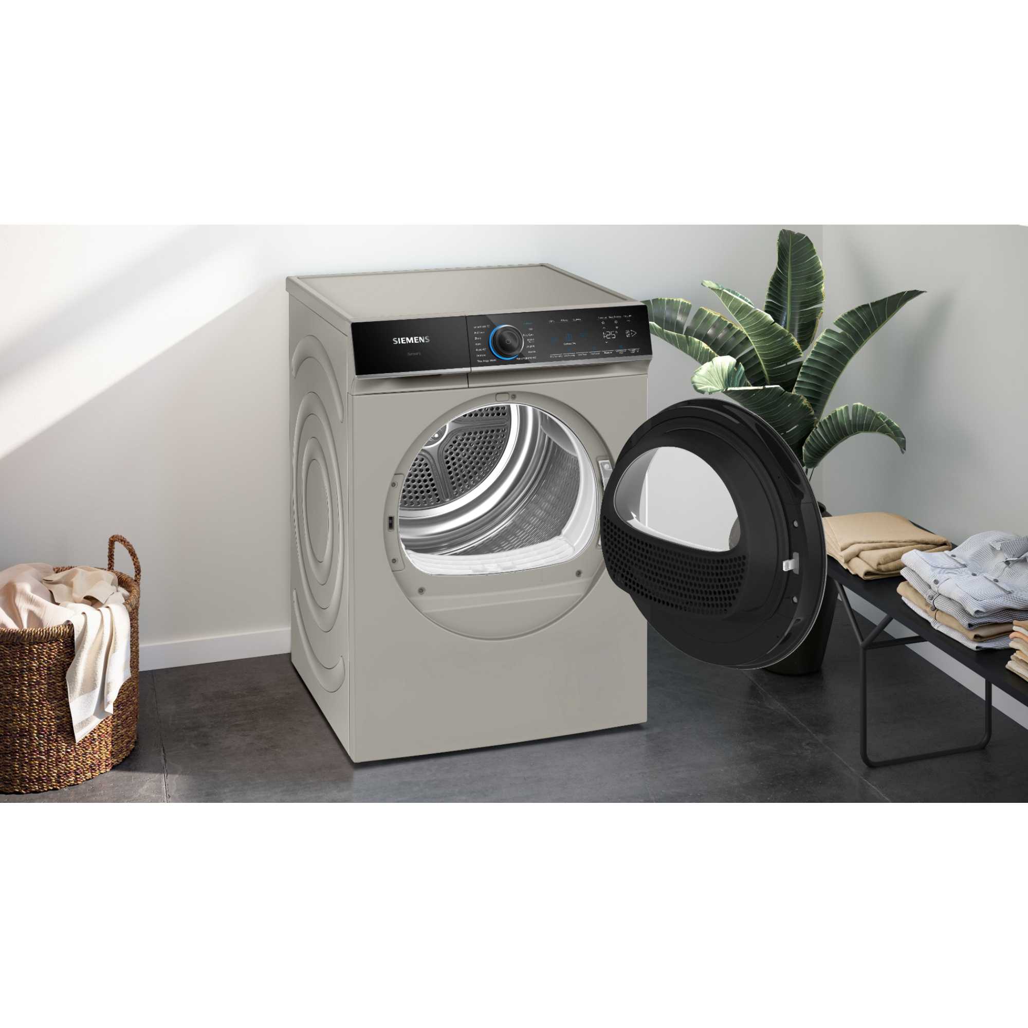 WR47B2CSGB IQ700 9kg Heat Pump Smart Tumble Dryer - Graphite
