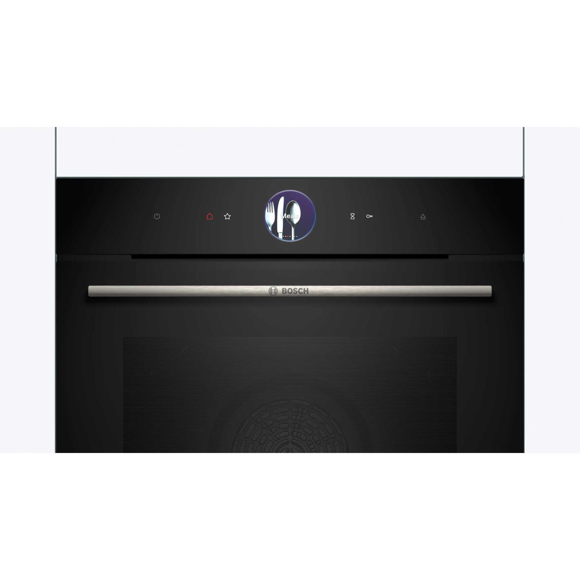 Series 8 HRG7764B1B Built-In Smart Single Oven with Steam Function - Black