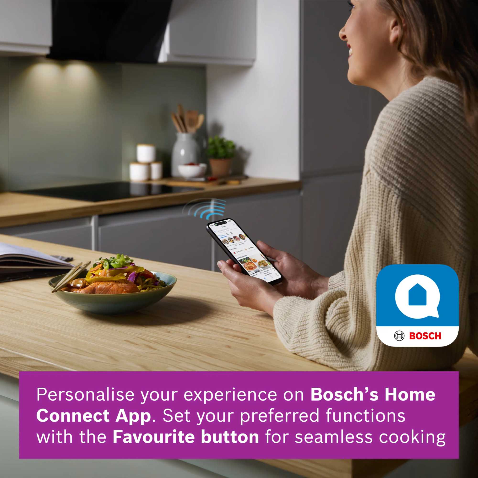 PXV831HC1E Series 6 80cm Smart 5 Burner Hob - Black