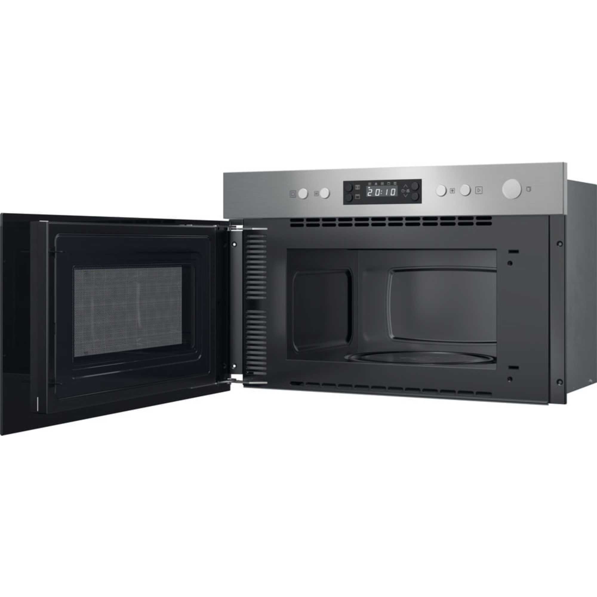 HPM K12C XUK Class 2 Built-In Microwave with Grill - Stainless Steel