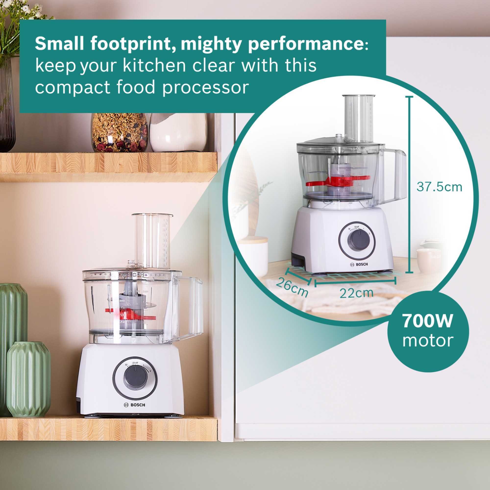 MCM3100WGB MultiTalent 3 Compact Food Processor