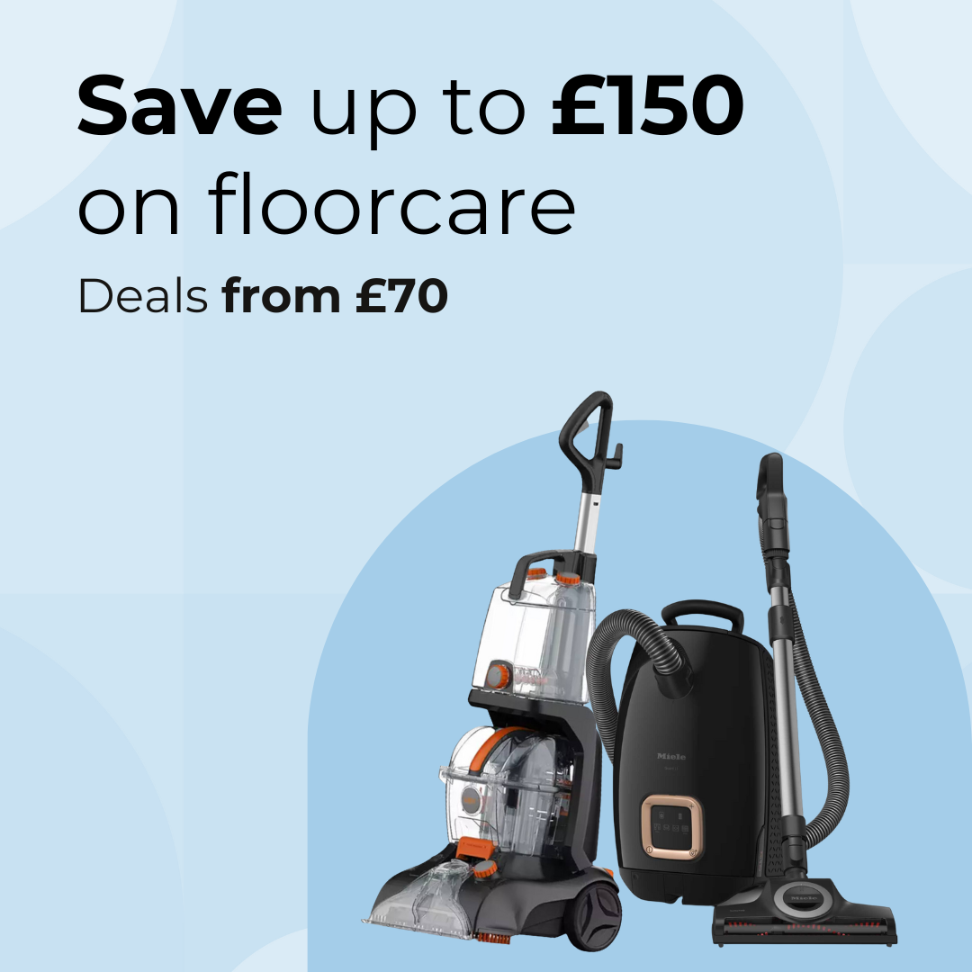Save up to £150 on floorcare