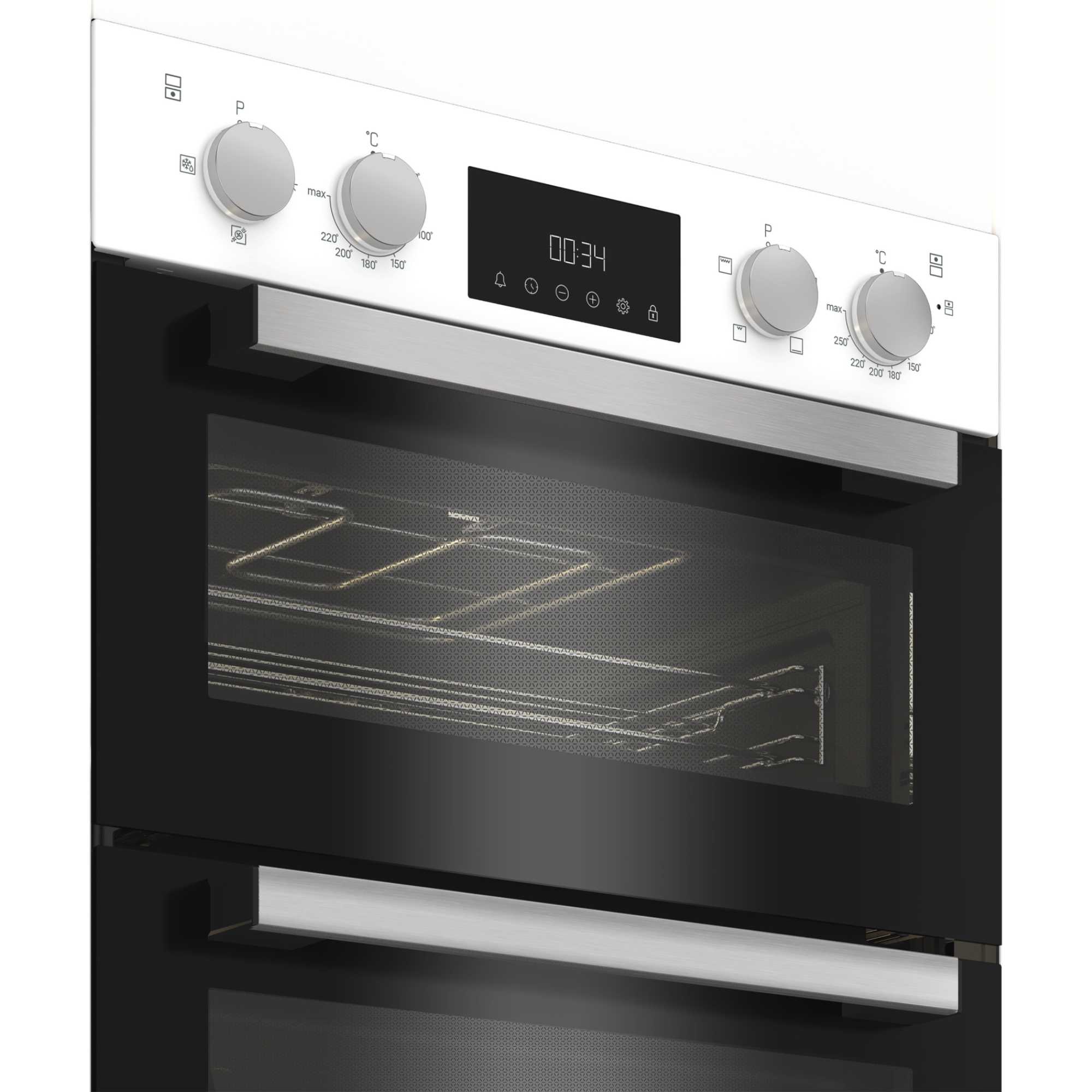 DIH 10D W Built-In Double Oven - White