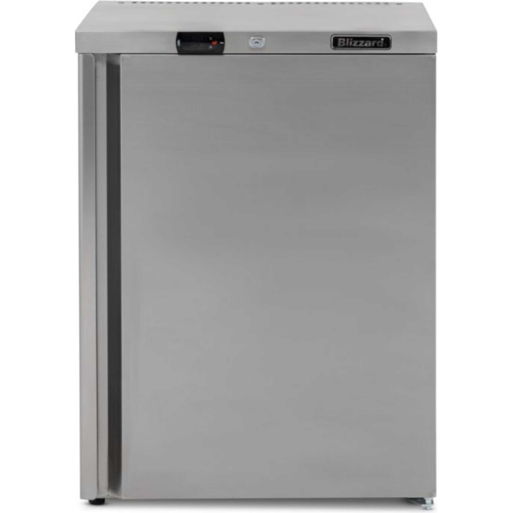 UCR140 Single Hinged Door 98L Undercounter Refrigerator - Stainless Steel
