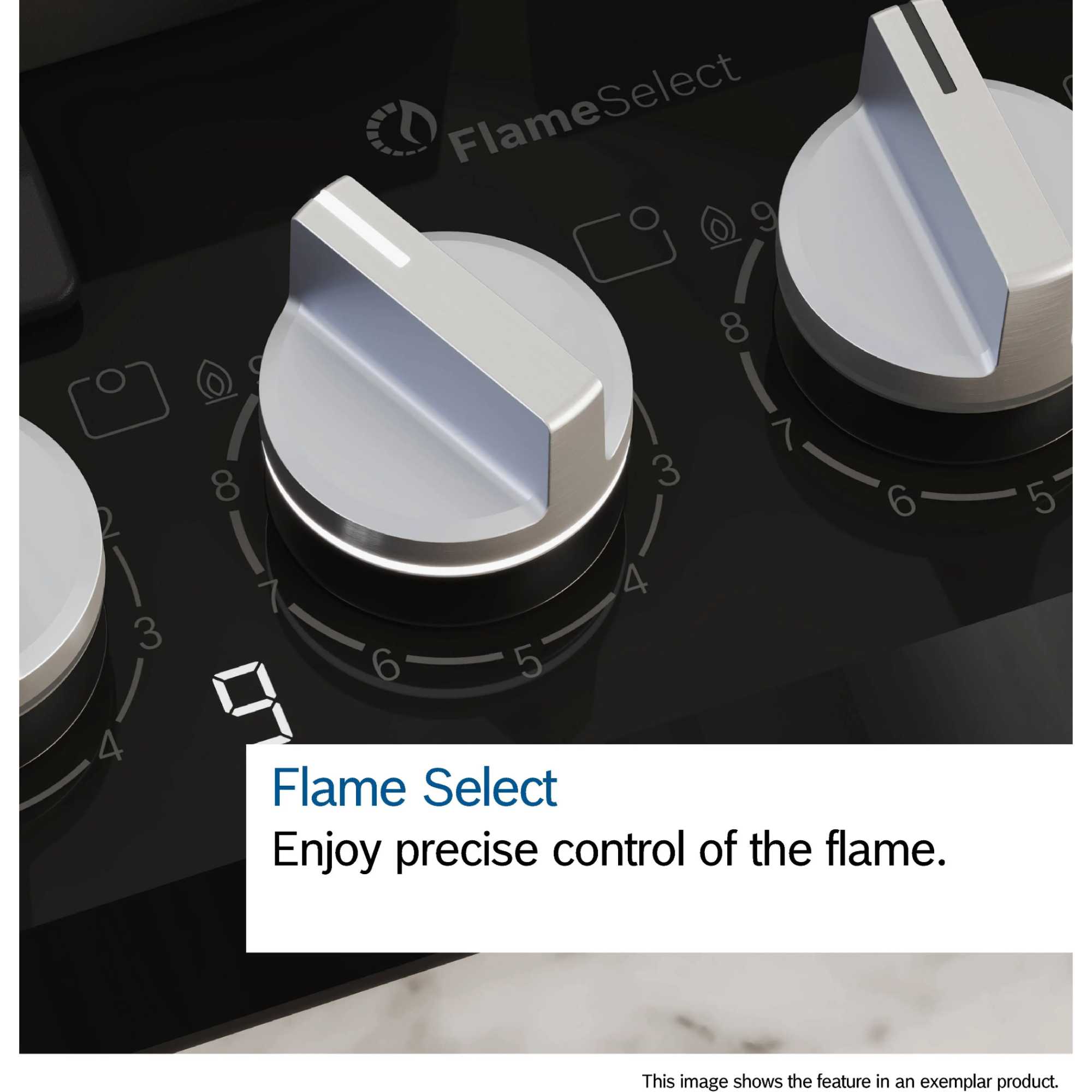 PCP6A6I90 Series 6 4 Burner 60cm Gas Hob - Black