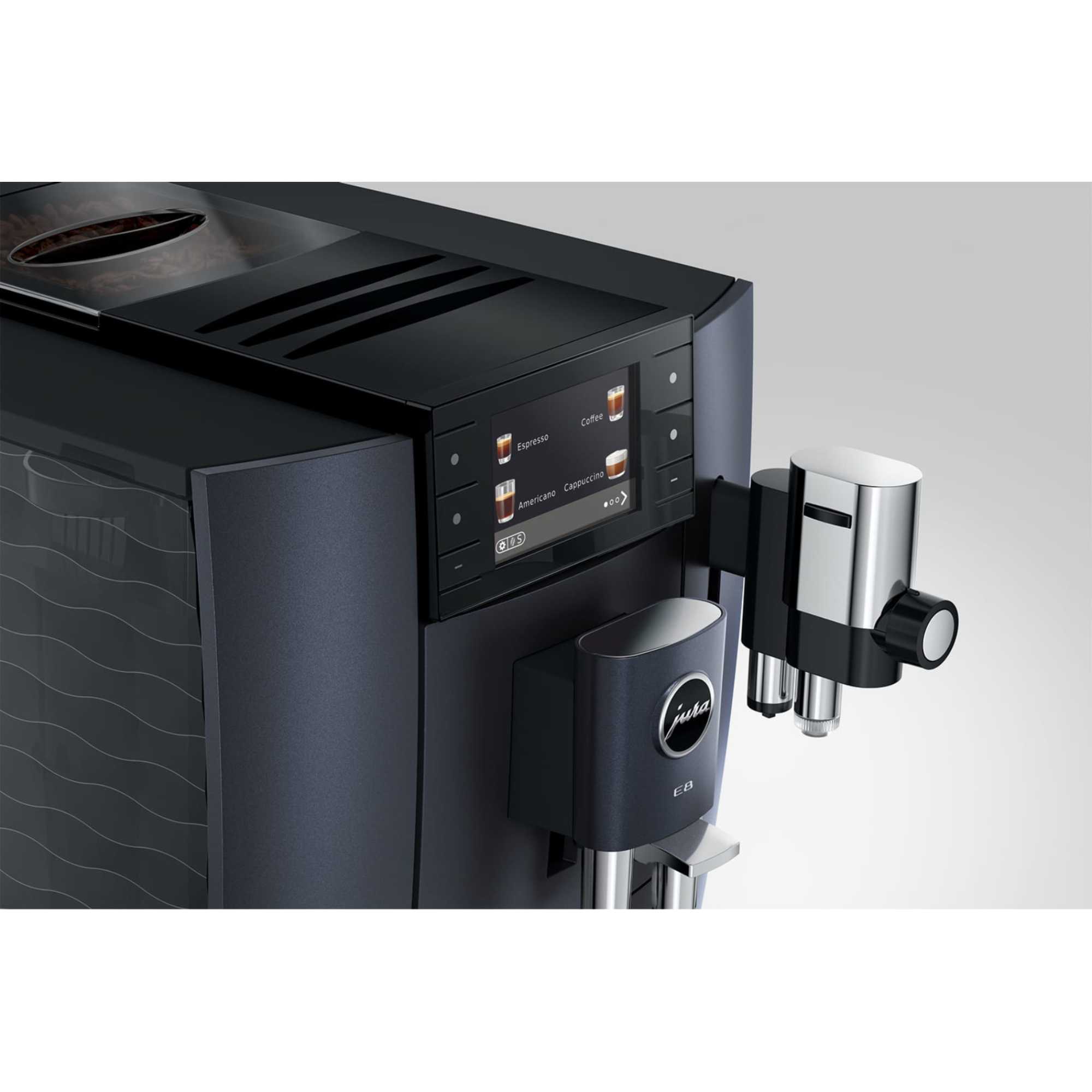 E8 Automatic Bean To Cup Coffee Machine 15749 - Cosmic Black