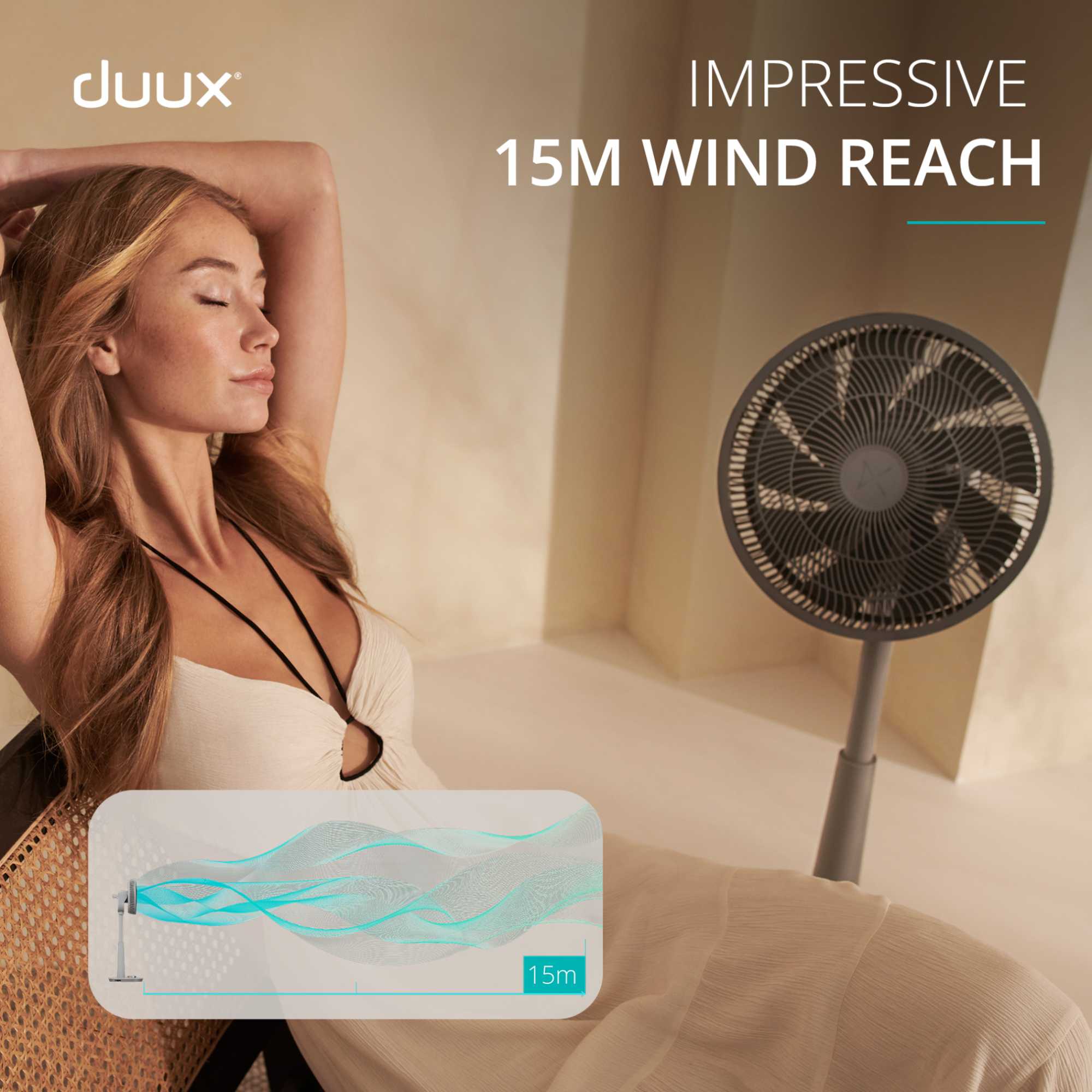 DXCF220UK Whisper Fan 3 - Grey