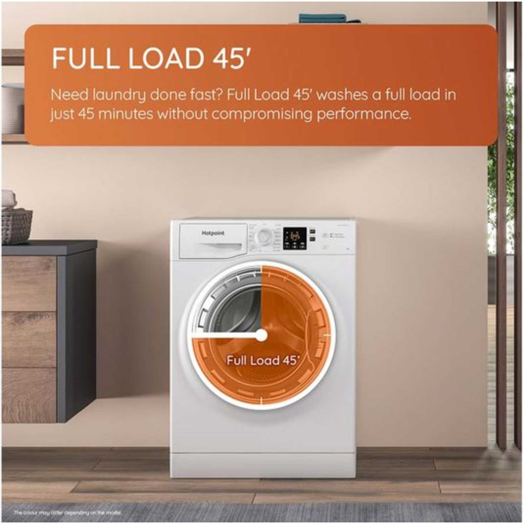 H101B ANTI STAIN UK 10kg Washing Machine 1400rpm - Black