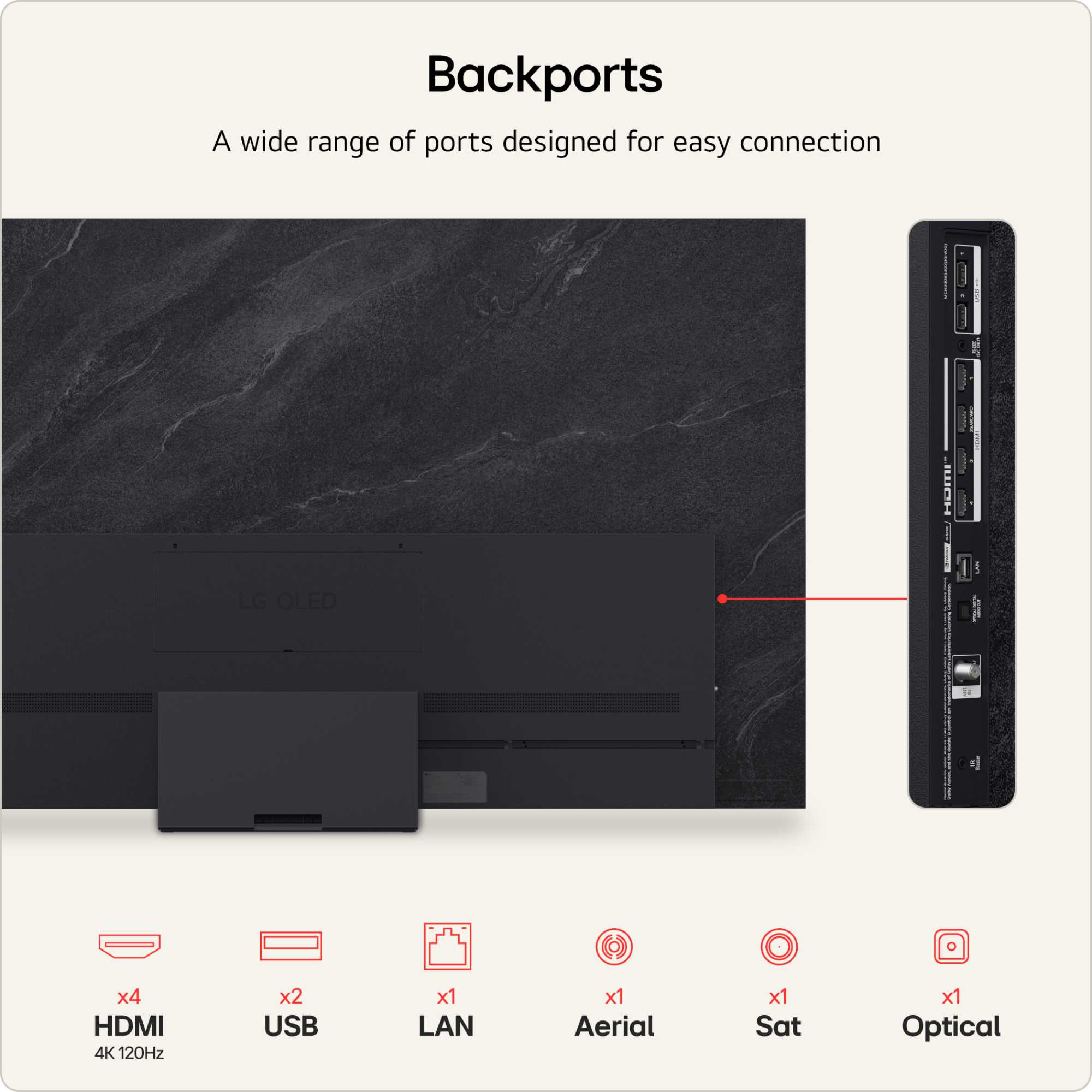C66LB 83" 4K Ultra HD OLED HDR evo AI Smart TV - 83C66LB