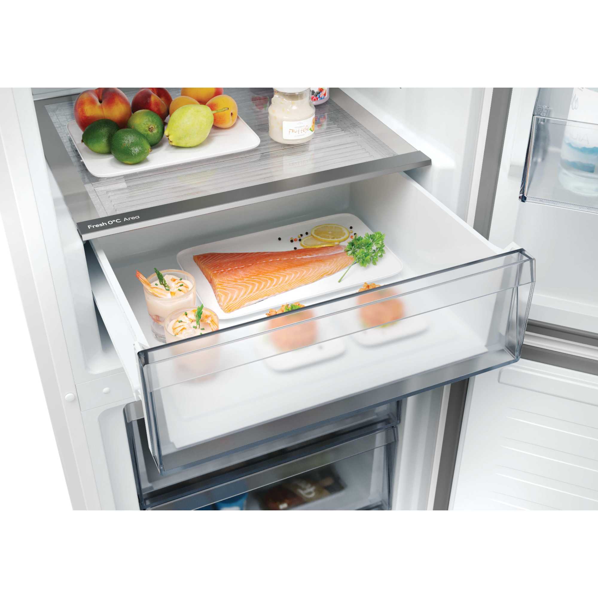 HONCQ2T618EWKR H-Combi 300 355l Total No Frost Fridge Freezer - White