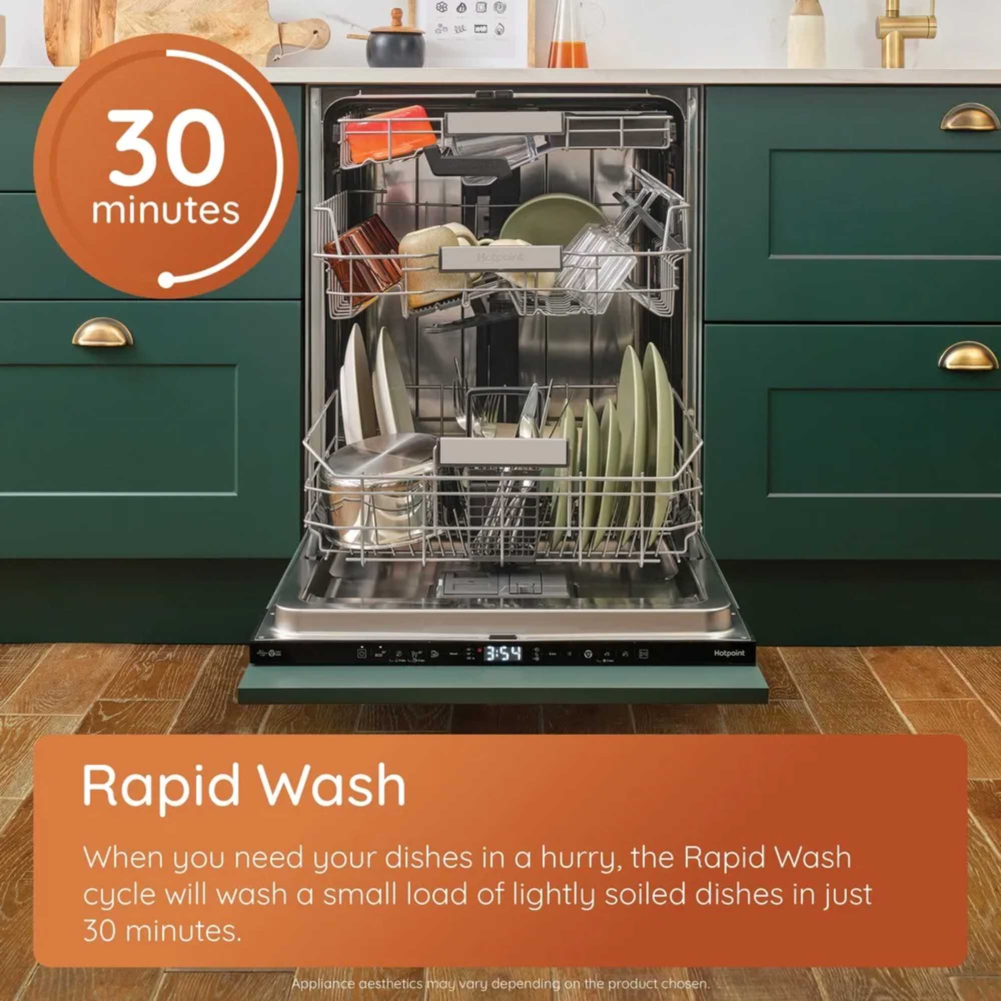 Fully Integrated Full-Sized Dishwasher - HP2IFC14BN6UK