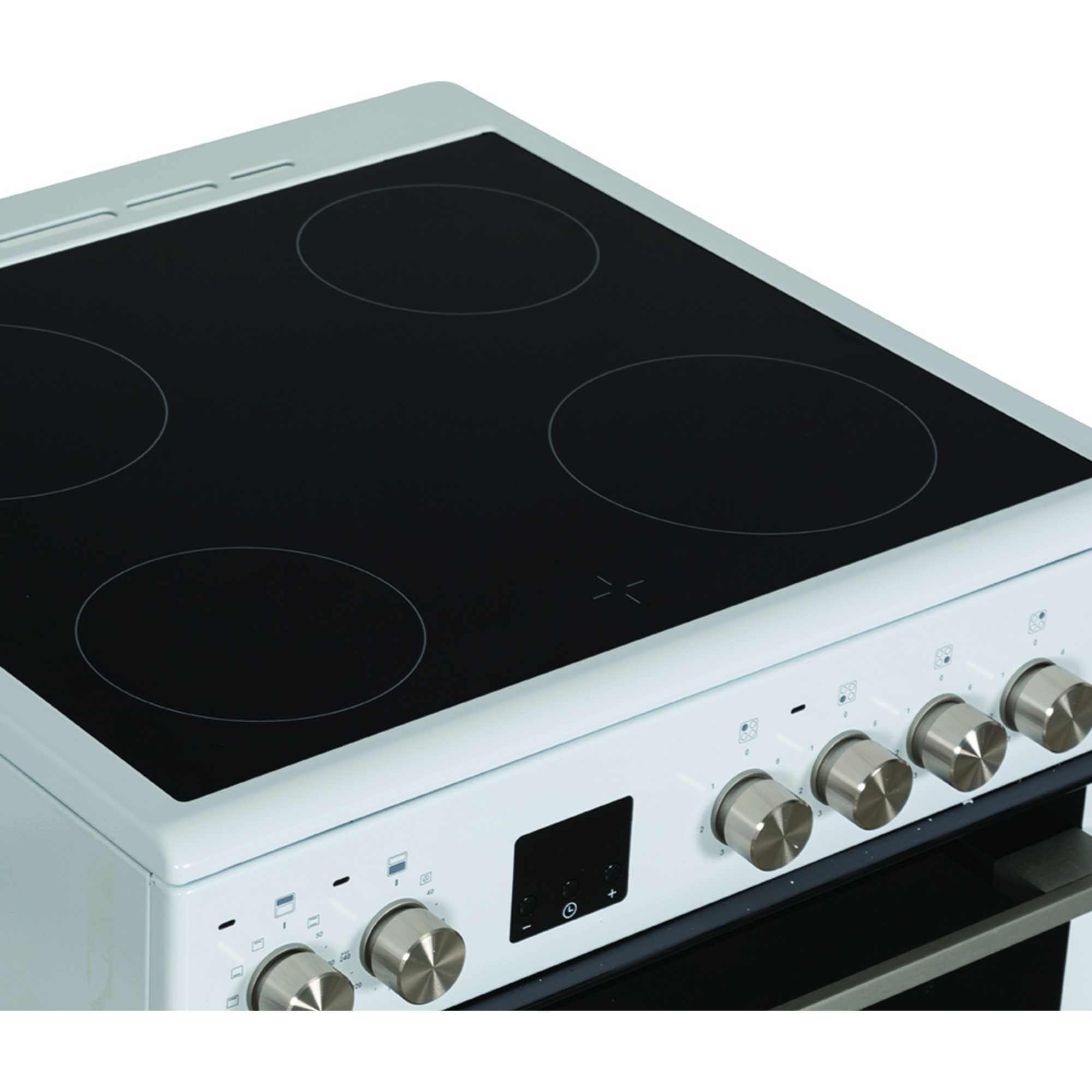 C60CDOW 60cm Double Oven Ceramic Cooker - White