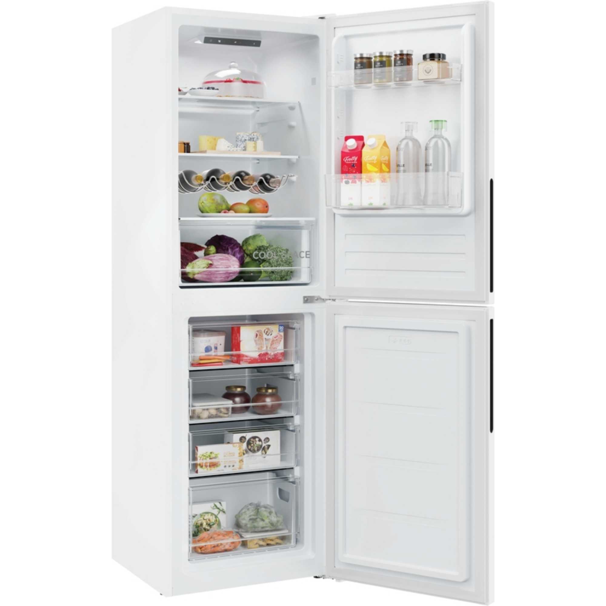 HVCT3L517EWKR-1 252l Low Frost Fridge Freezer - White