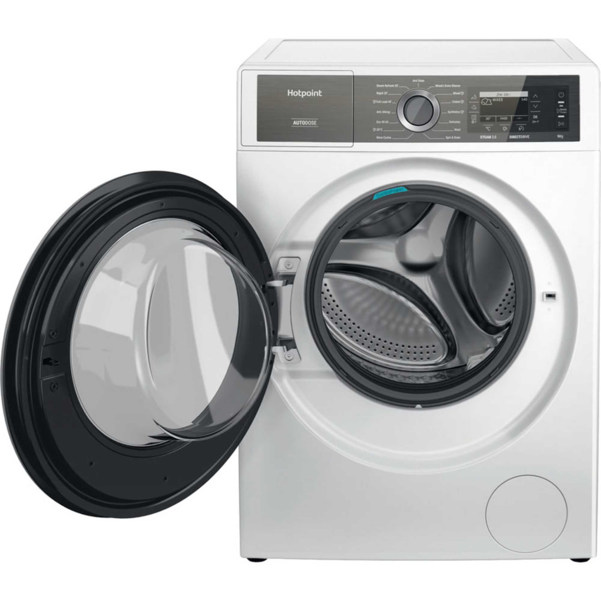 GentlePower 9kg 1400rpm Washing Machine - H8 99AD GPOWER UK