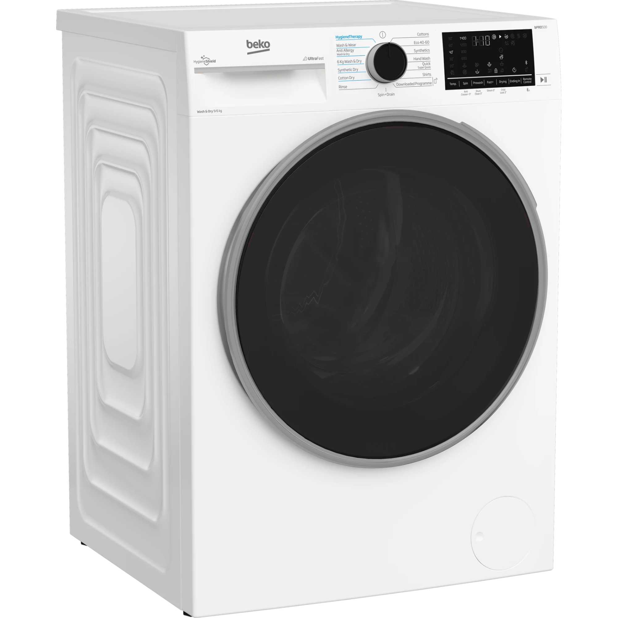 B5D59645UG 9kg Wash 6kg Dry Load Smart Washer Dryer - Grey