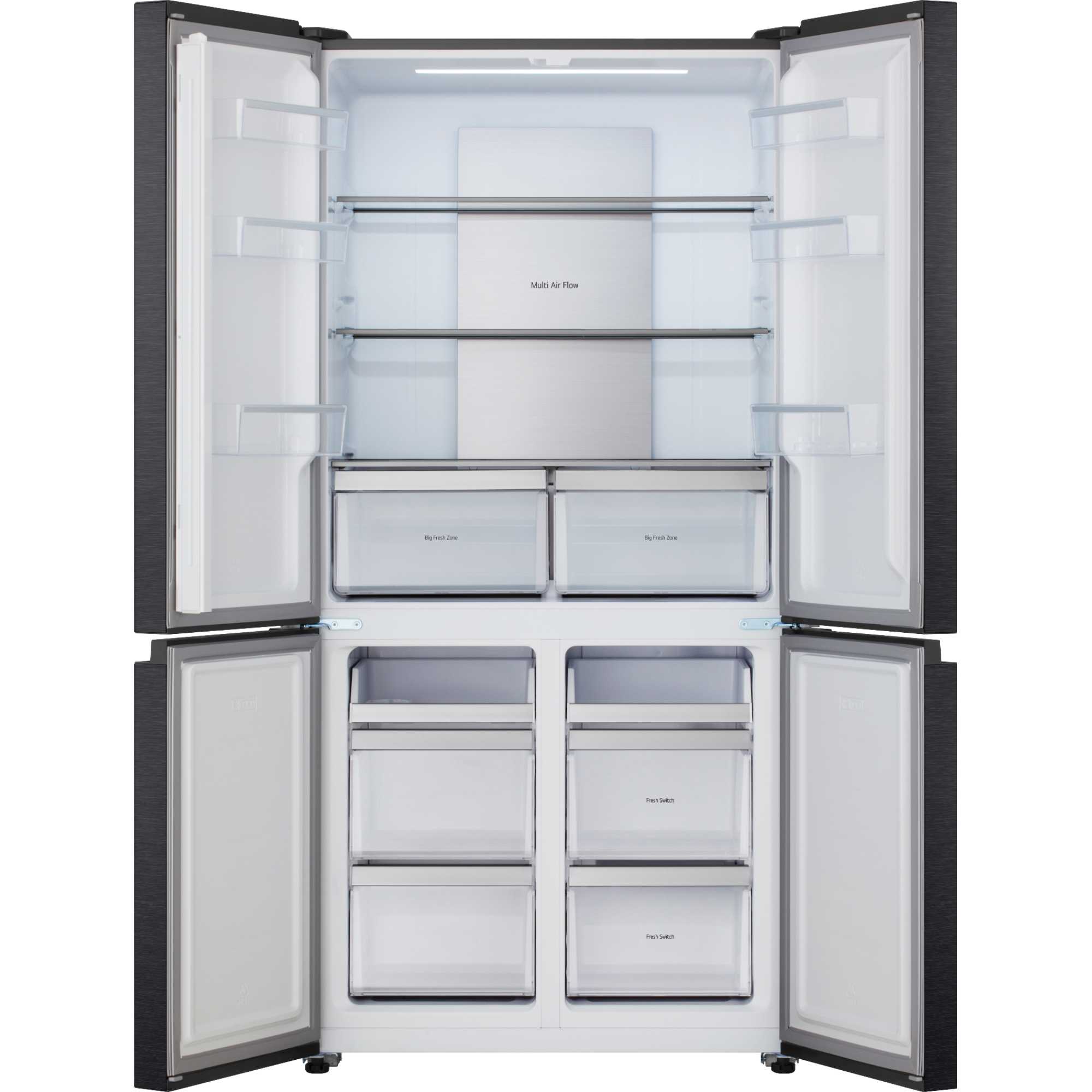 American Style Fridge Freezer Total No Frost - Black - GMM42ABBEH