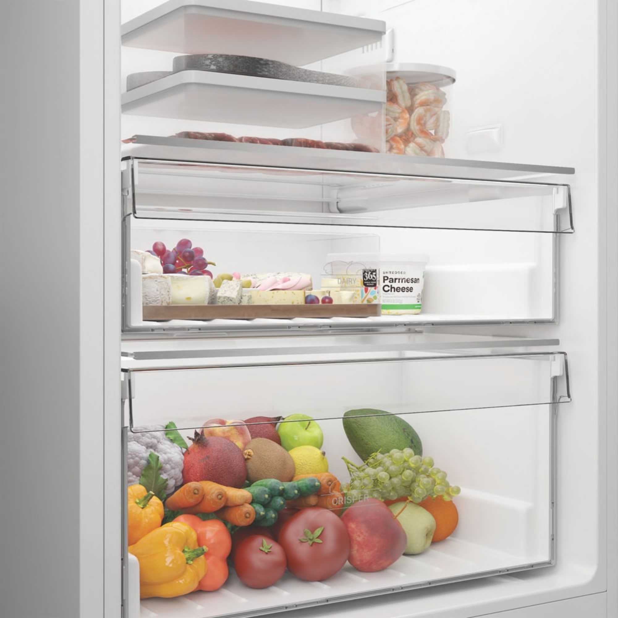 Tall Larder Fridge Low Frost - White - HPMLS 1411 W4UK