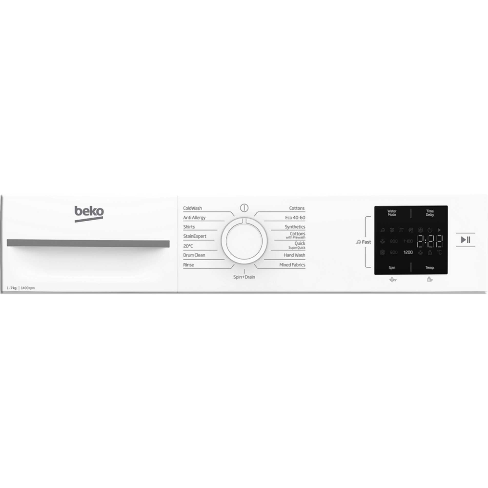 7kg 1400rpm Washing Machine - BW103741W