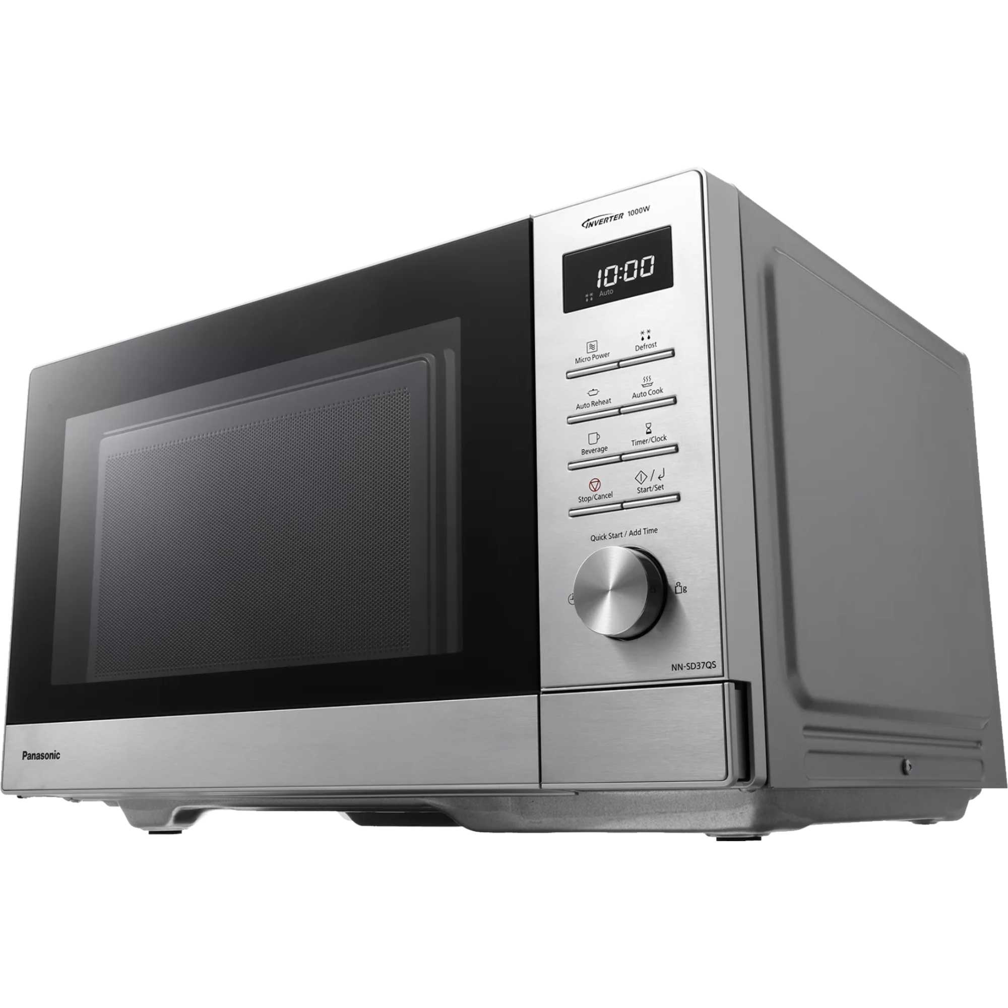 NN-SD37QSBPQ 1000W 29l Inverter Compact Microwave Oven - Stainless Steel