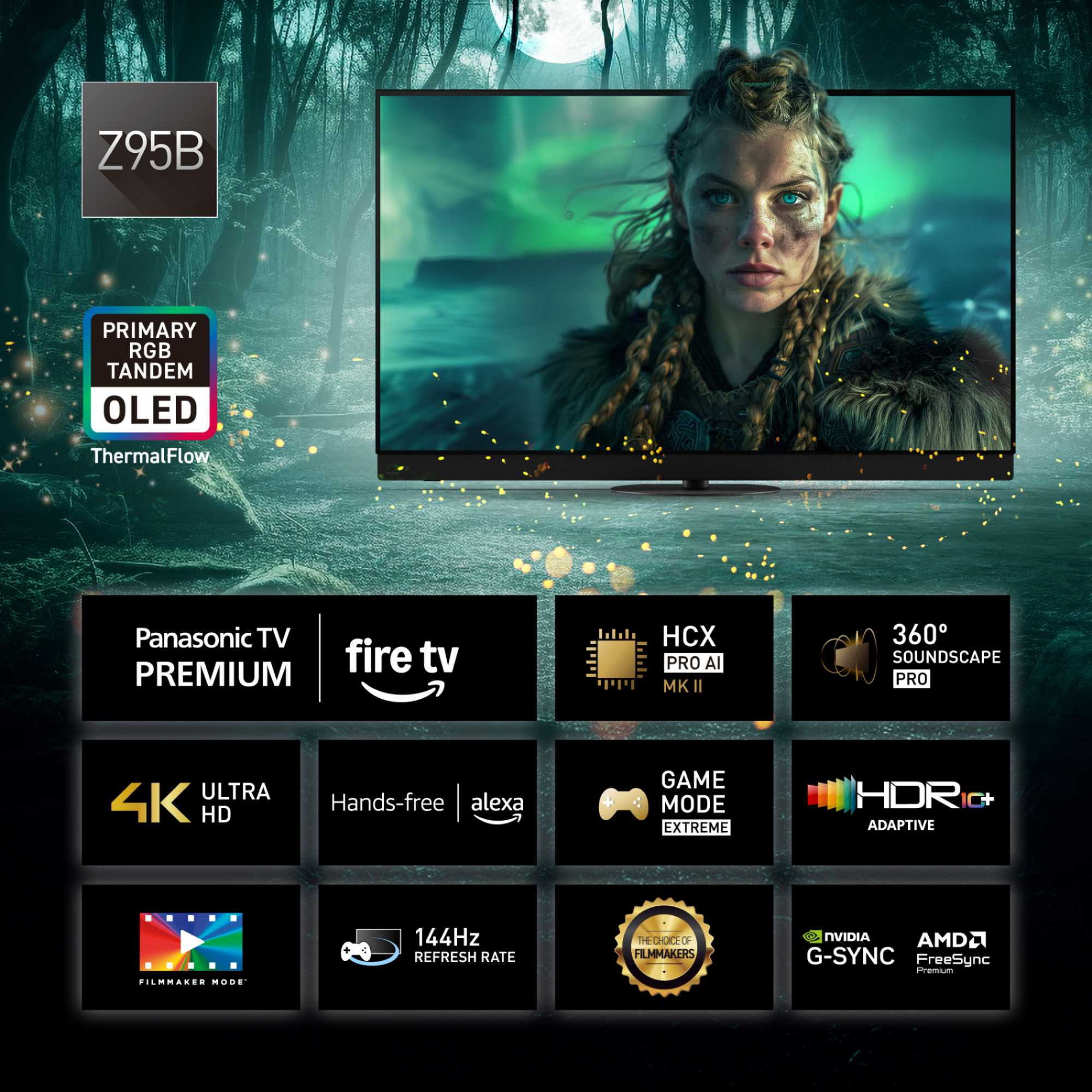 Z95 Series 55" 4K Ultra HD OLED Freely Fire TV - TV-55Z95BEB