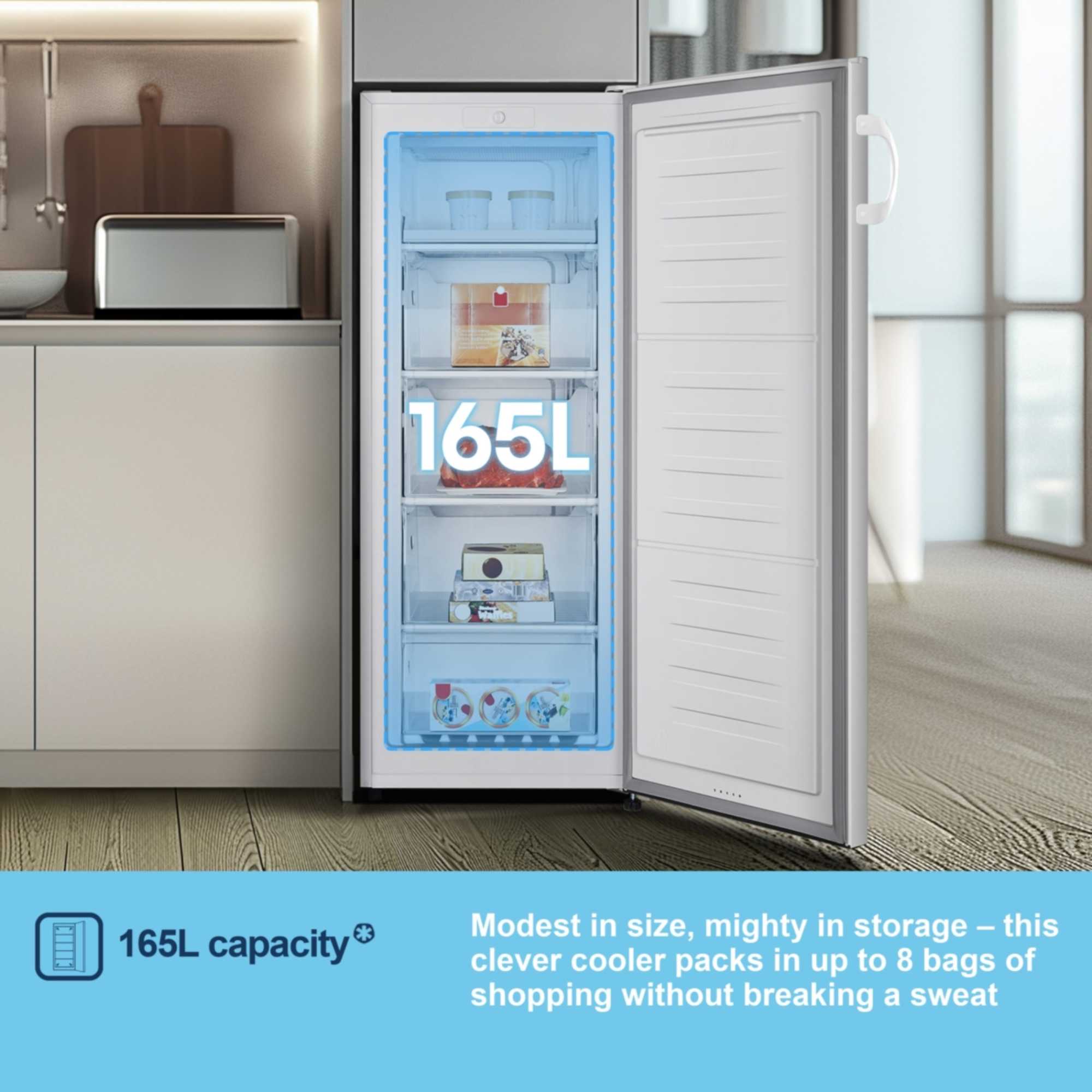 MTZ55153E 165l Tall Freezer - White