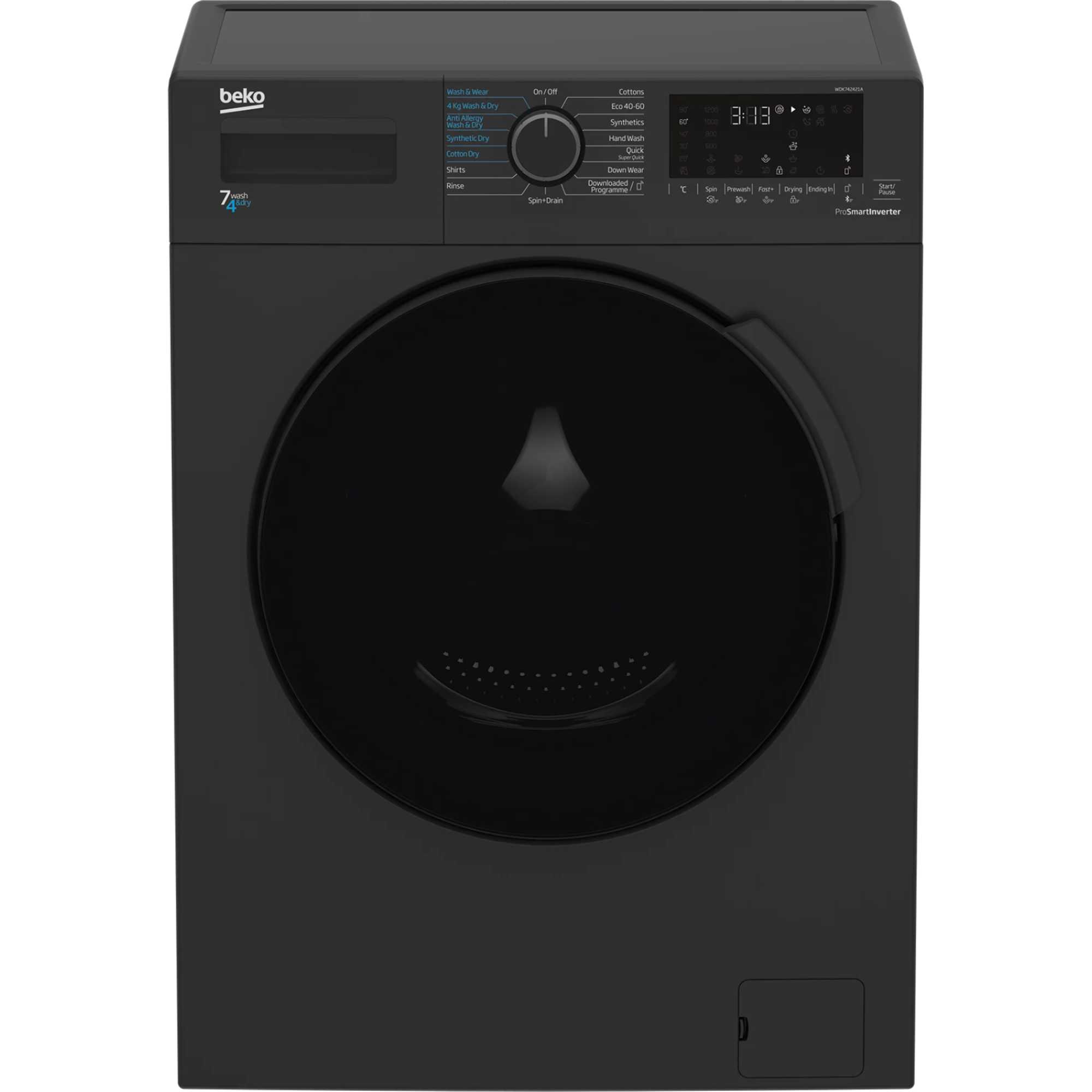 WDK742421A 7kg + 4kg 1200rpm Washer Dryer with Sensor Cycles - Anthracite