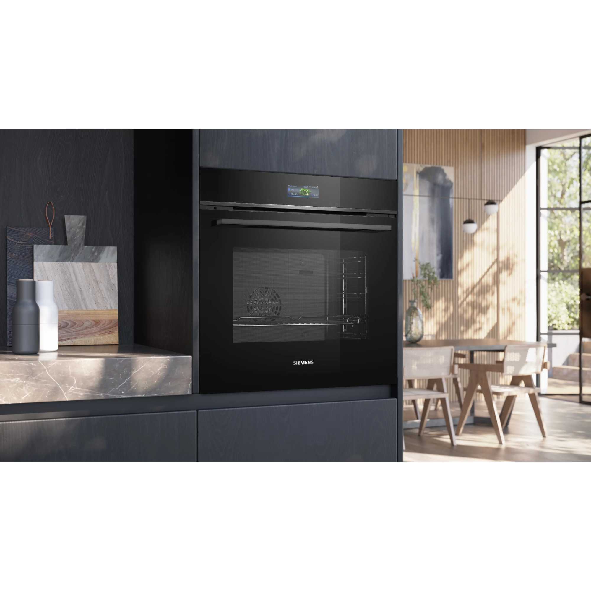 HB732G1B1B iQ700 Built-in Electric Oven with ecoClean - Black