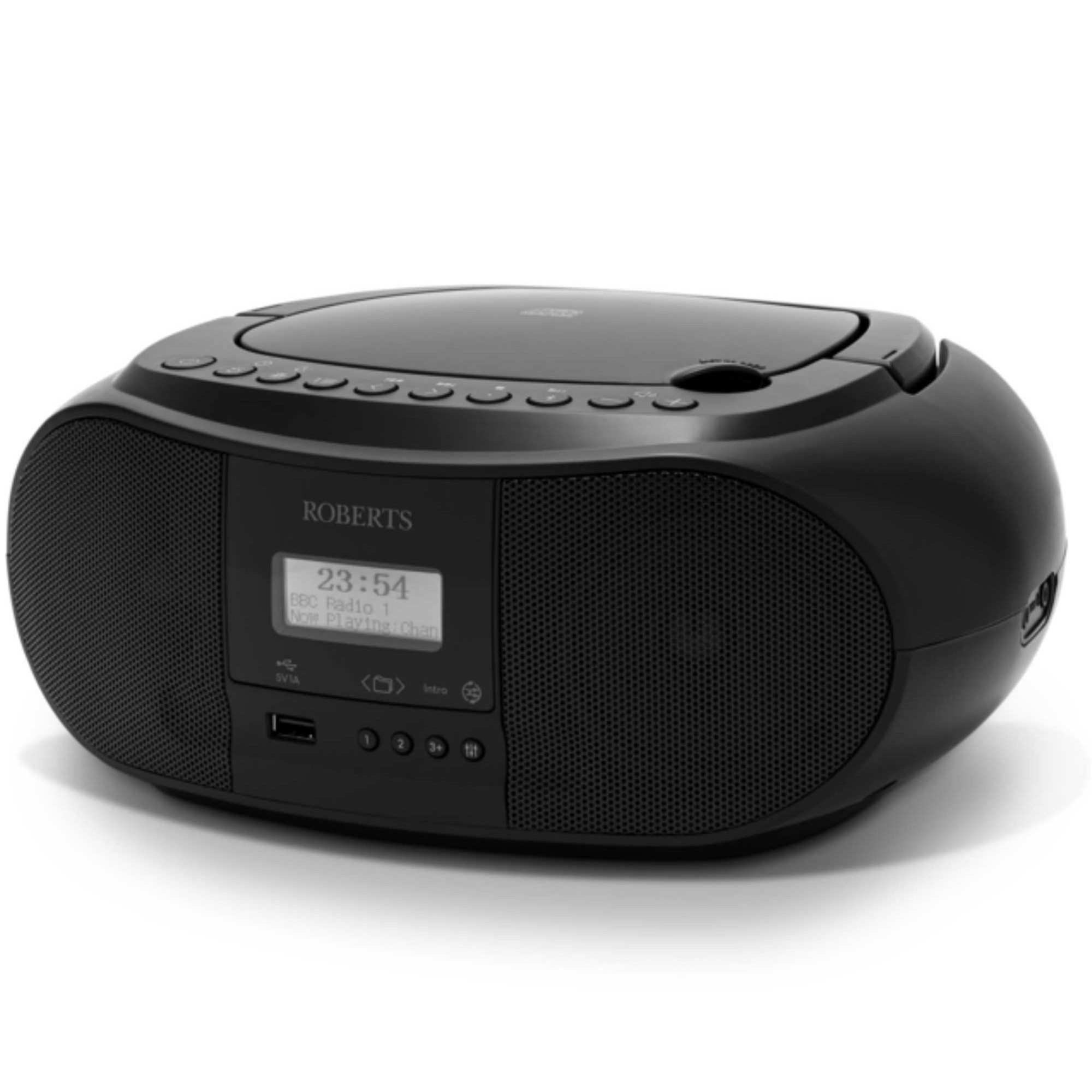Zoombox 4 DAB/FM CD Bluetooth Portable Boombox - Black