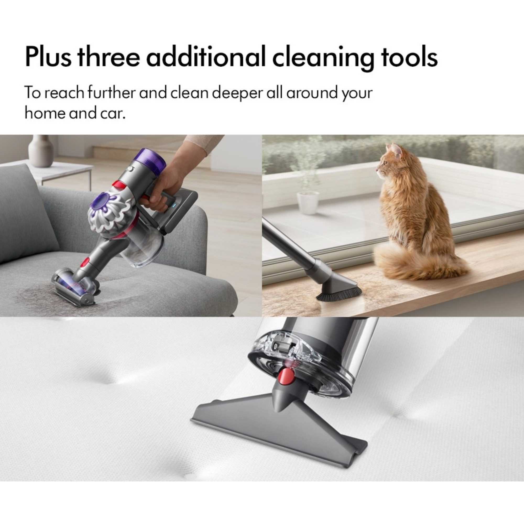 V8 Absolute Cordless Vacuum Cleaner, Silver/Yellow