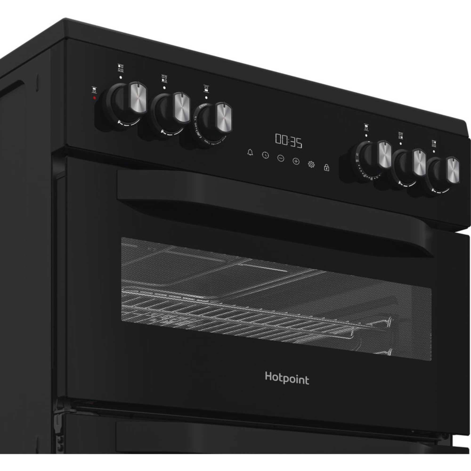 60cm Dual Fuel Double Oven Cooker - HDD6GDC2B1
