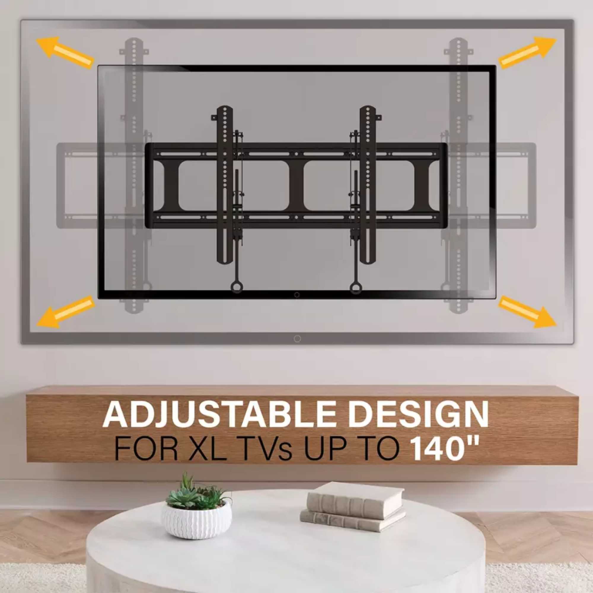 VXL7-B2 Super Slim Fixed Position TV Wall Mount for TVs 65" - 140"