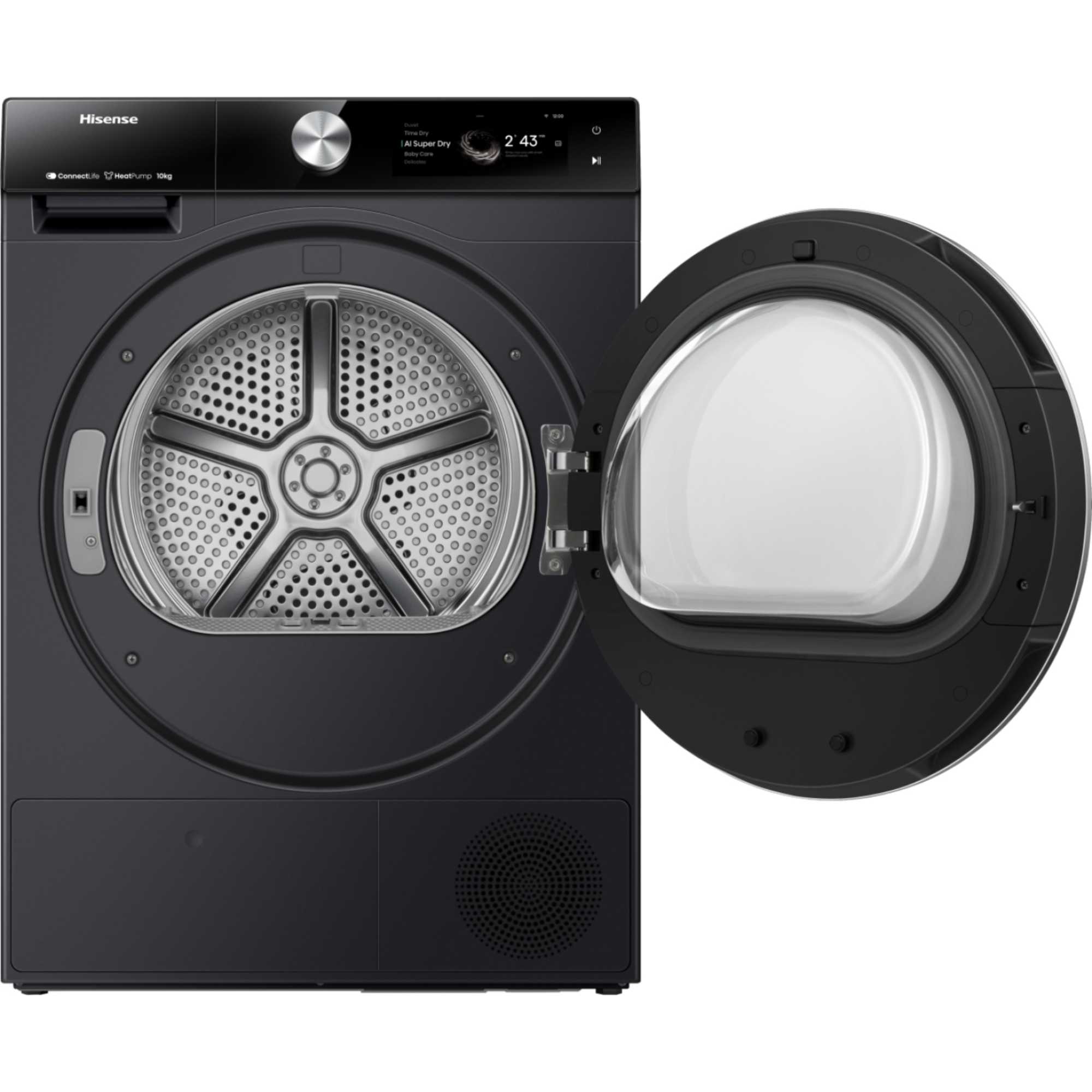 Hisense - 10kg Heat Pump Tumble Dryer - Black