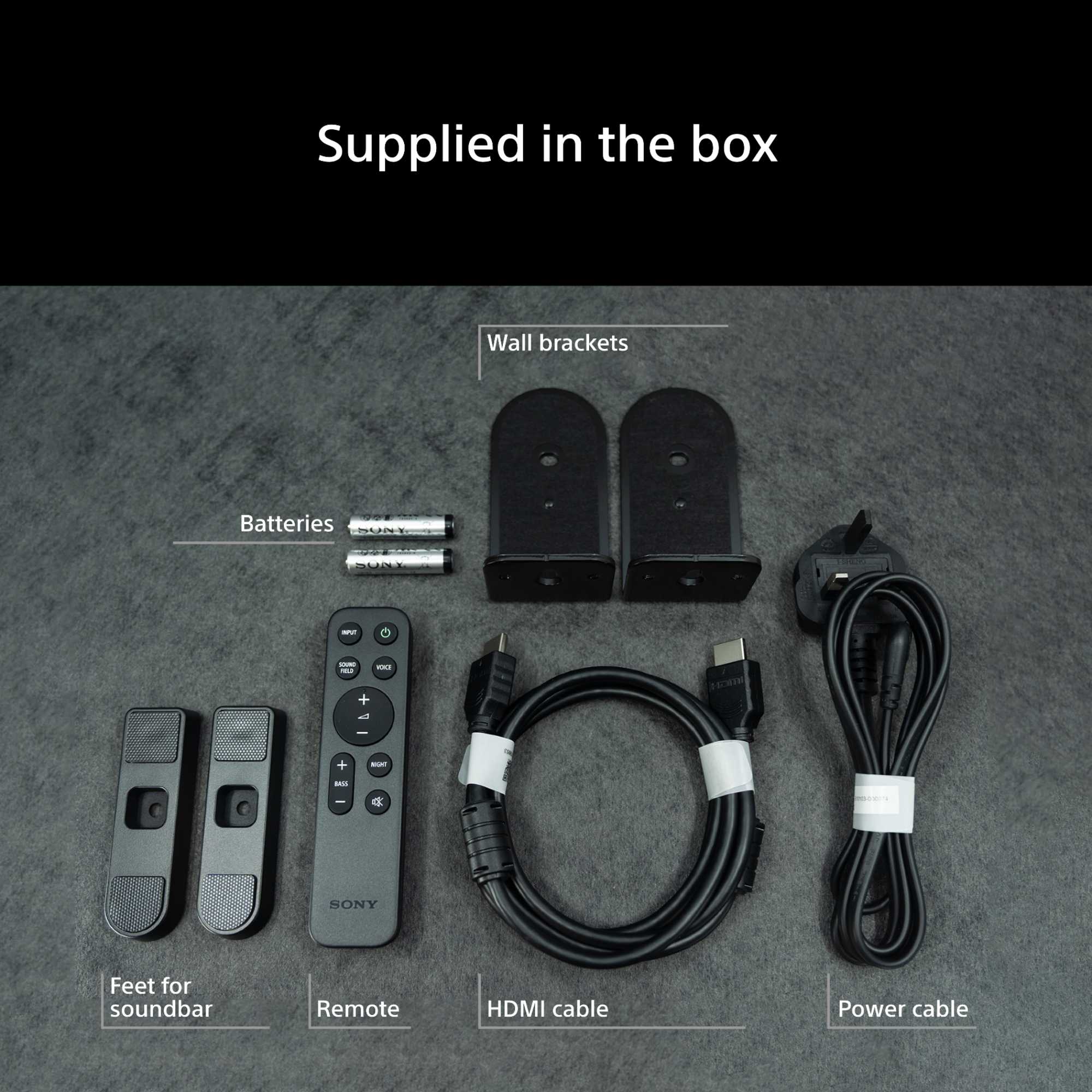 HTA7100KIT BRAVIA Theatre Bar 7 & Wireless Subwoofer - Black