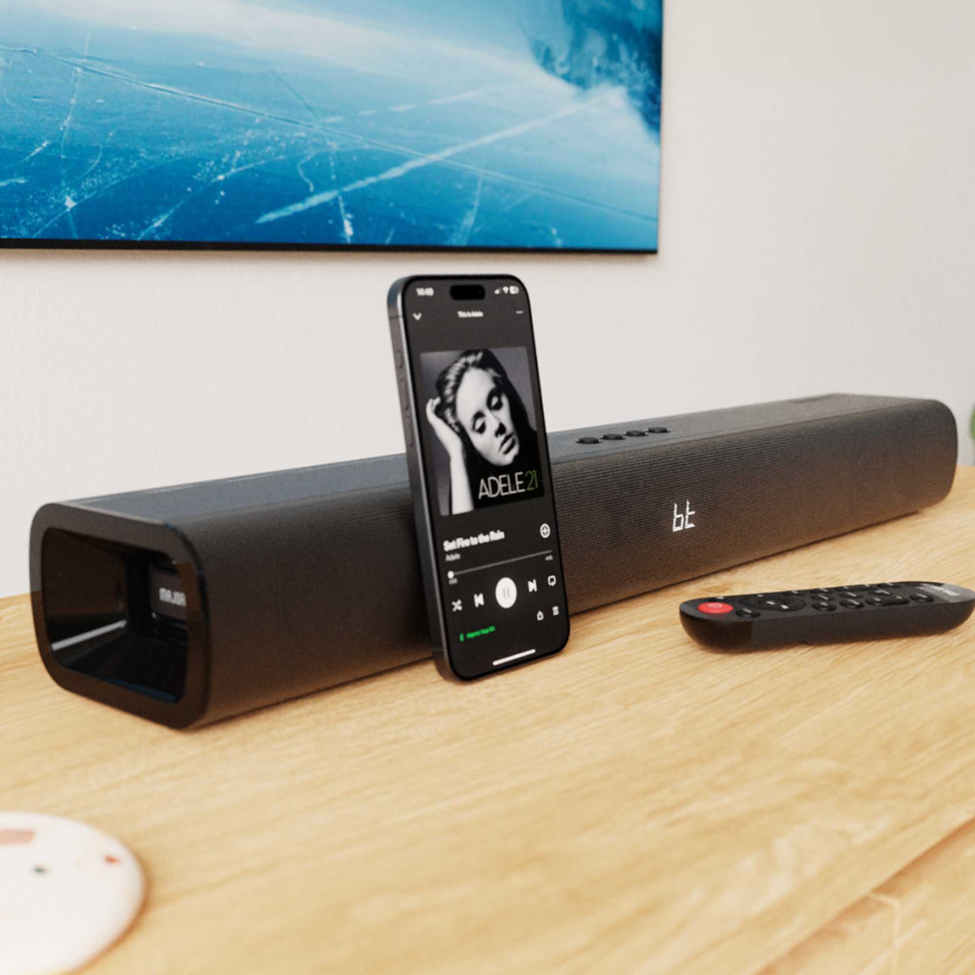 NAGA60BLK Naga 60 Plus Soundbar with Wireless Subwoofer