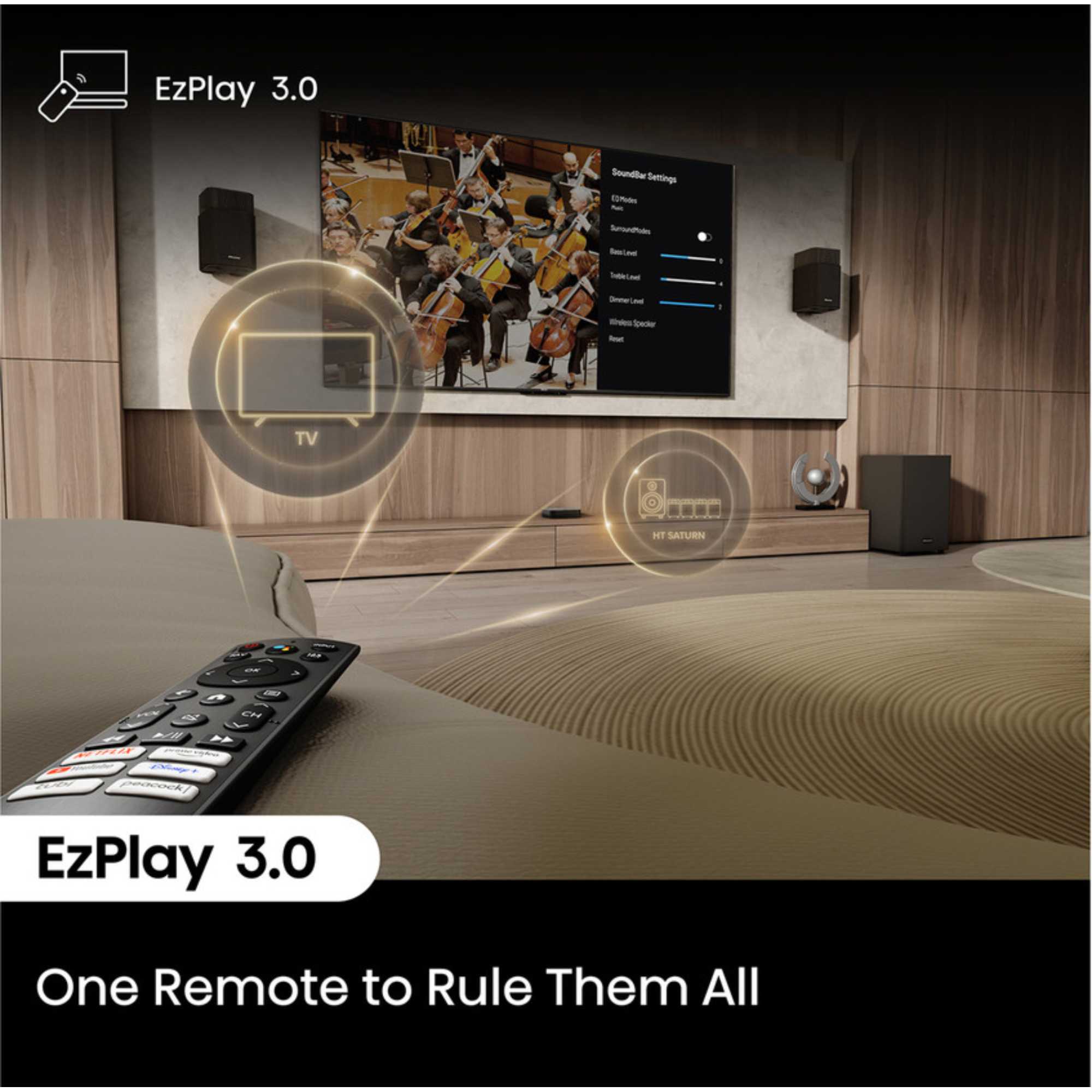 HT Saturn Soundbar System