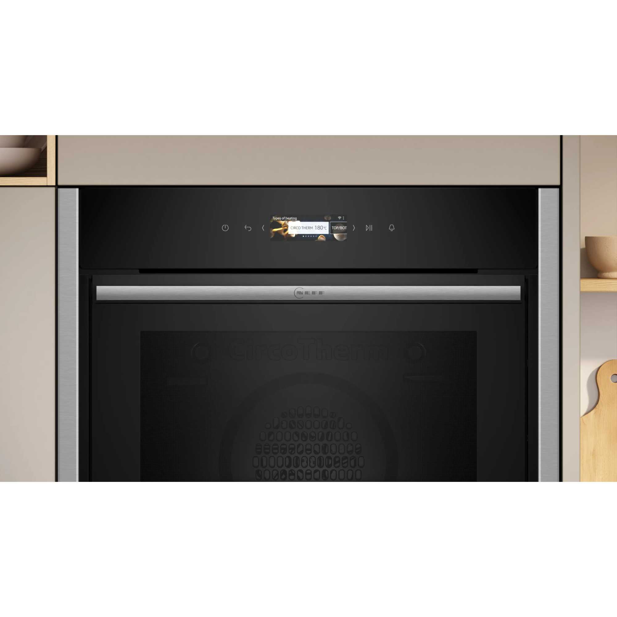 N 70 B54CR31N0B Slide&Hide Built-In Smart Single Oven - Black