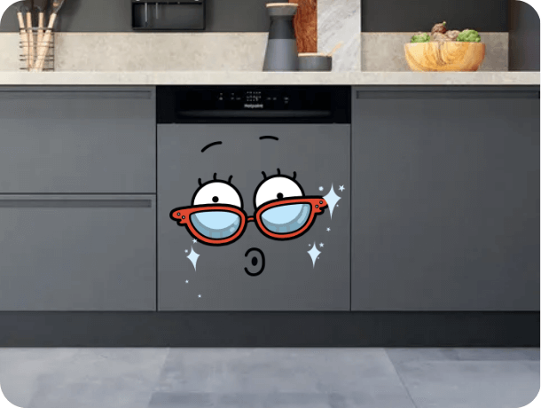 Hotpoint H3B L626 B UK semi-integrated dishwasher