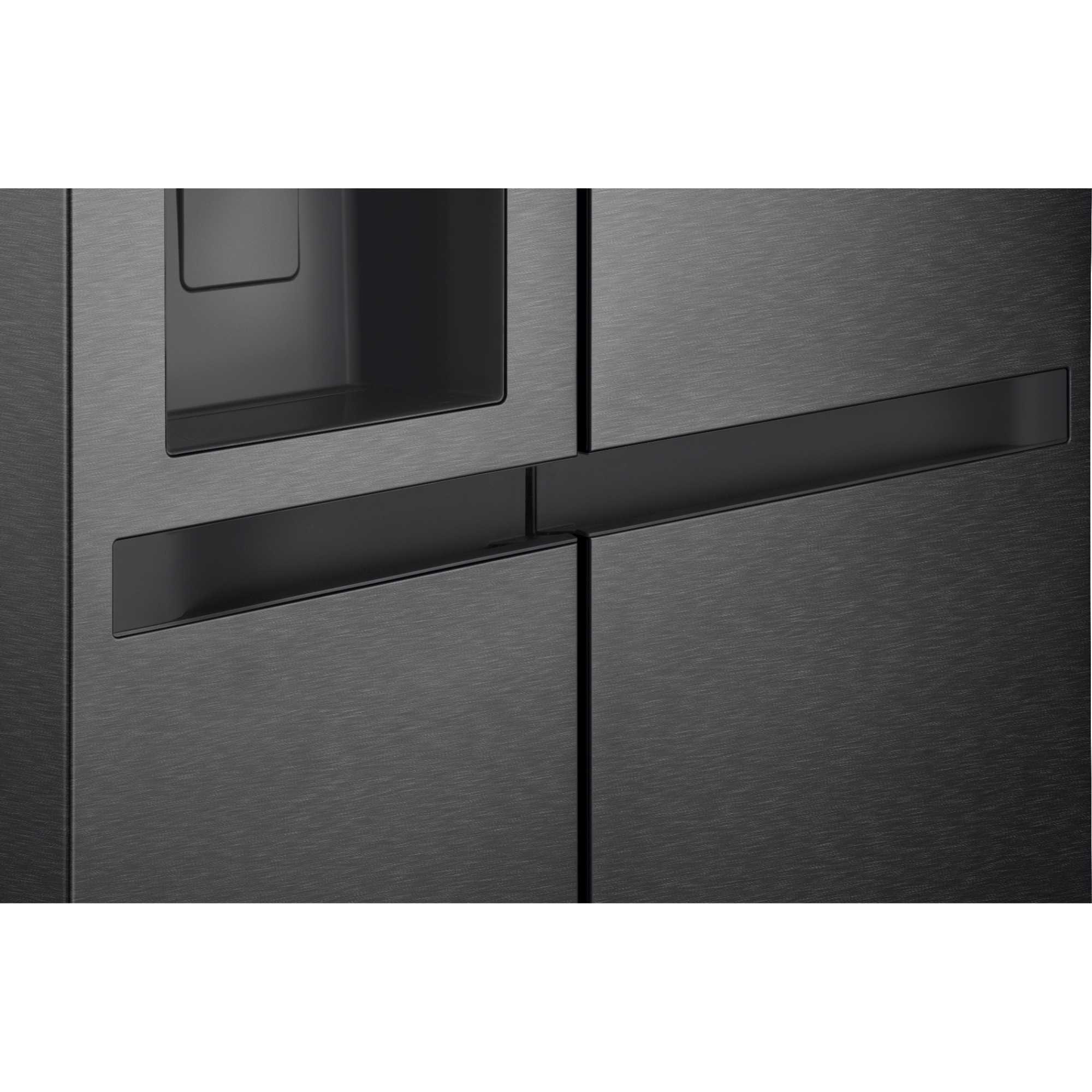 GSLC40EPPE NatureFRESH American Style Fridge Freezer - Matte Black