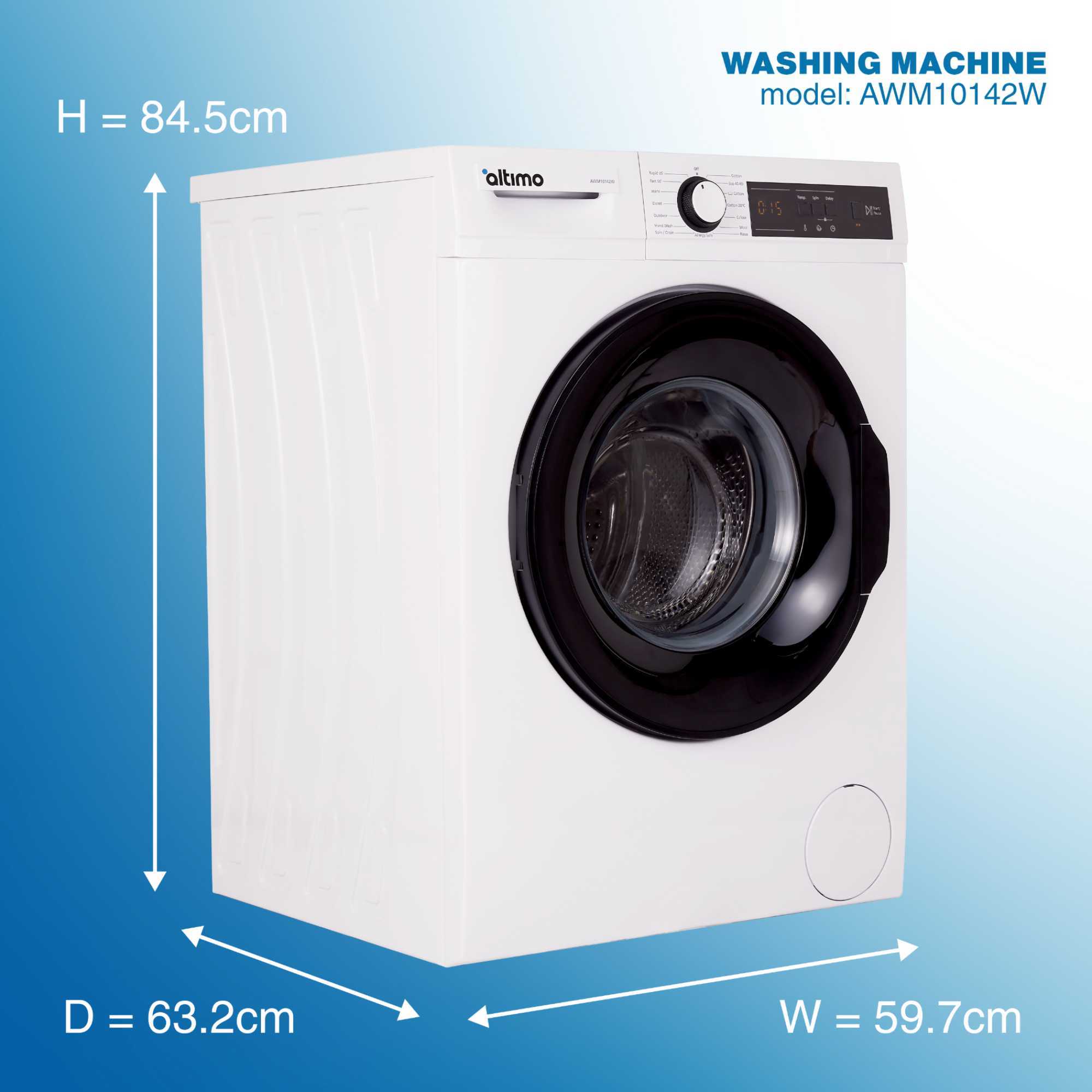 AWM10142W 10kg 1400rpm Washing Machine - White