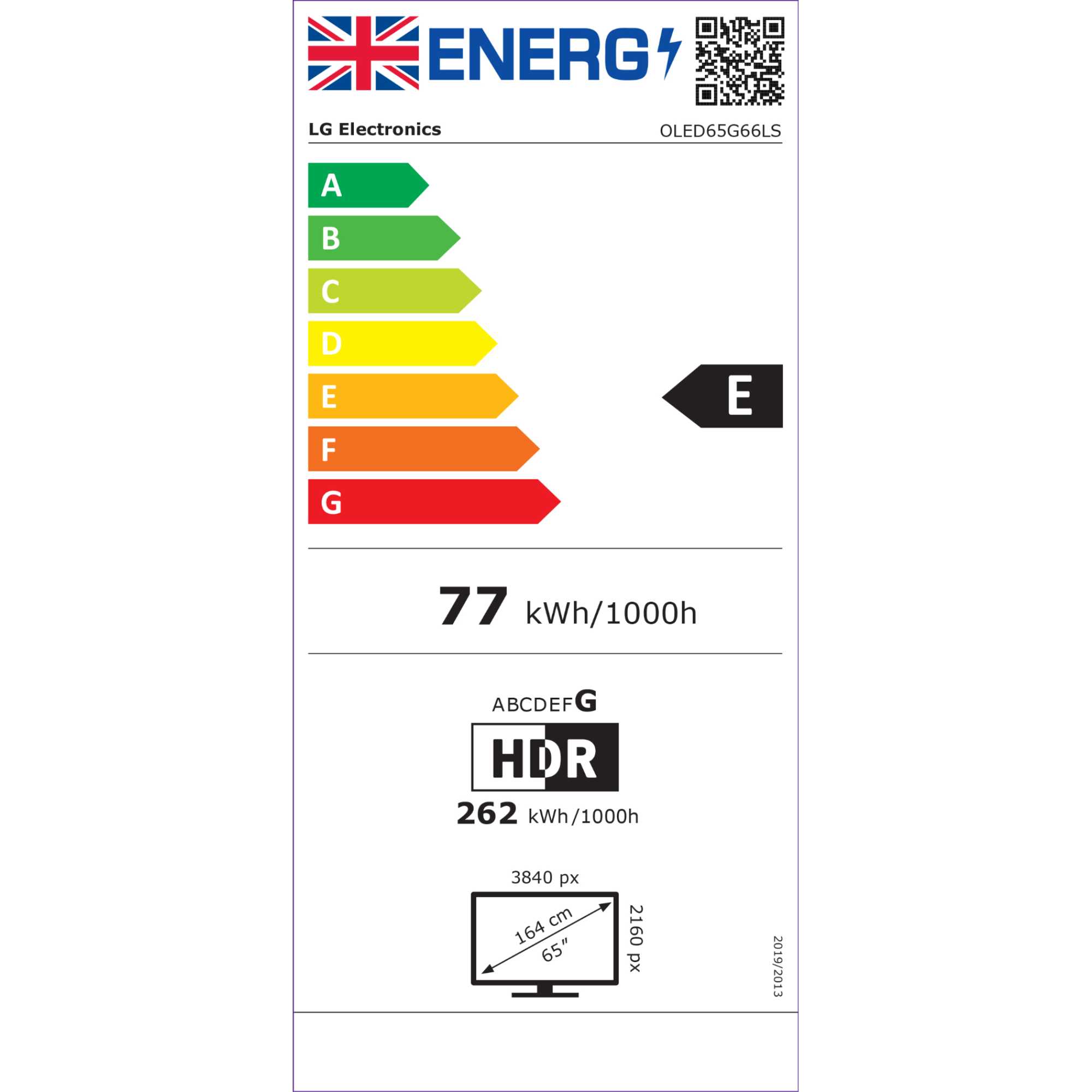 Evo AI G66 65" 4K Ultra Hd OLED 120Hz Smart TV - OLED65G66LS