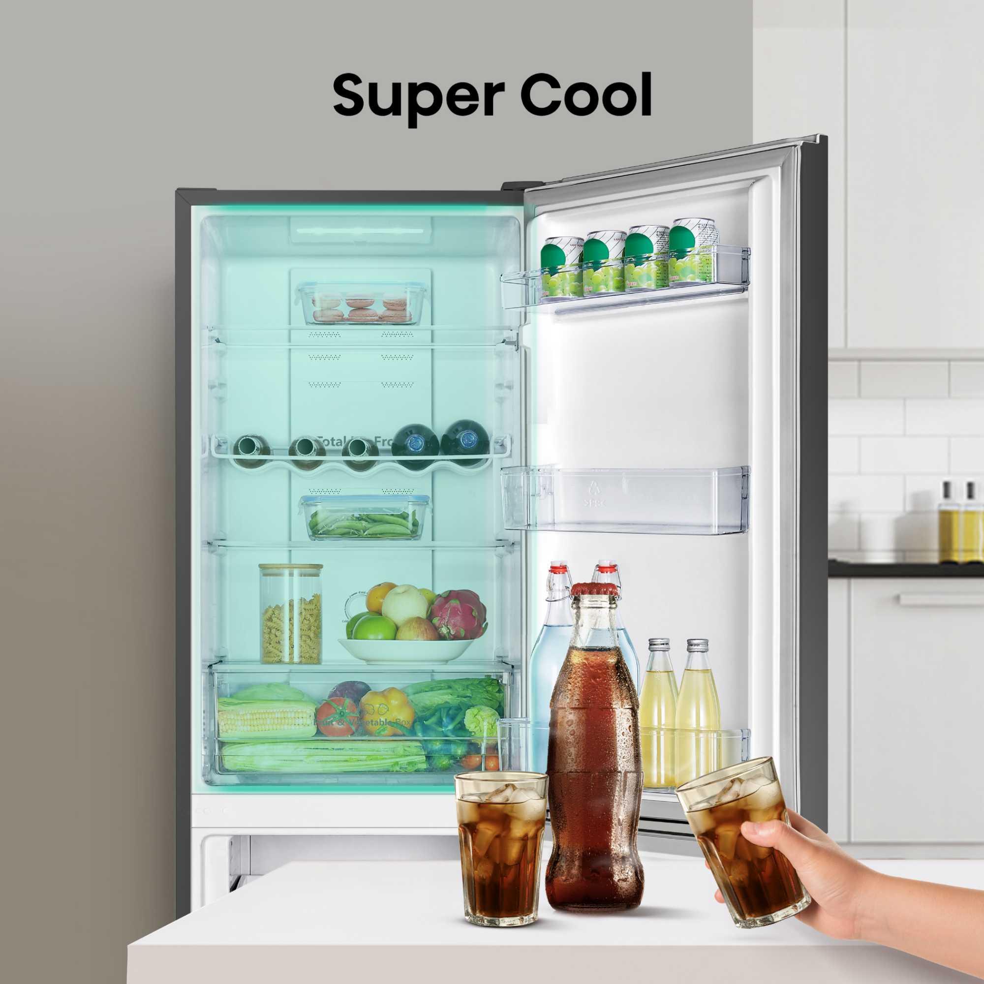 Fridge Freezer 50/50 Total No Frost - Black - RB327N4BBE