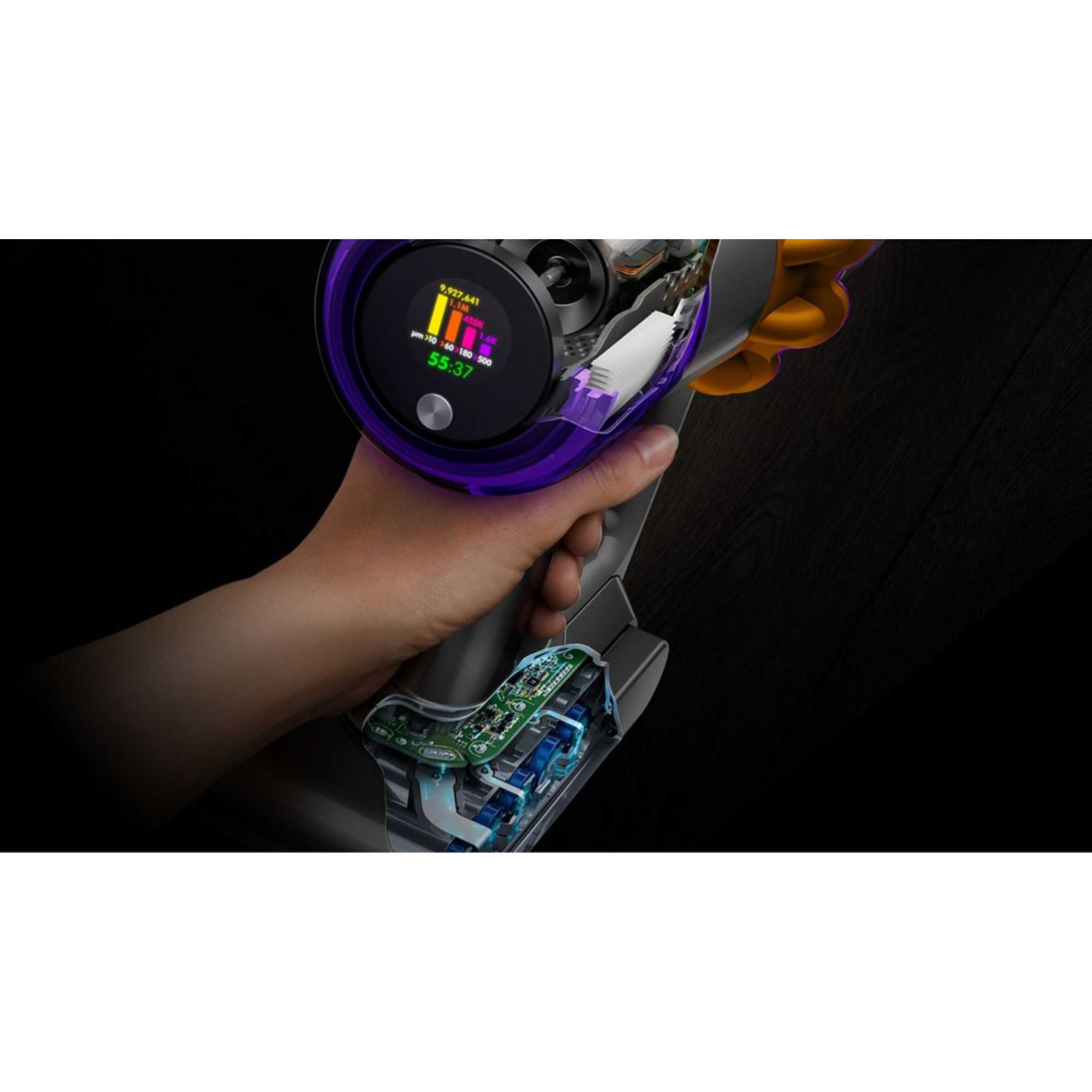 V15 Detect Absolute Cordless Vacuum, Yellow/Nickel