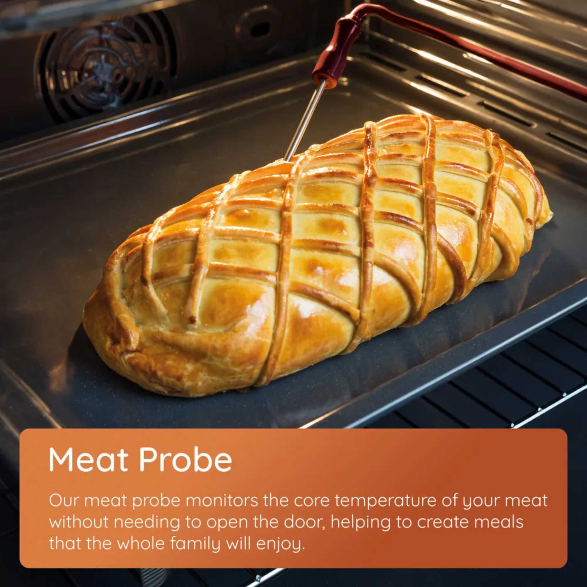 HOI68PPT2SBUK Class 6 Built-In Electric Single Oven - Black